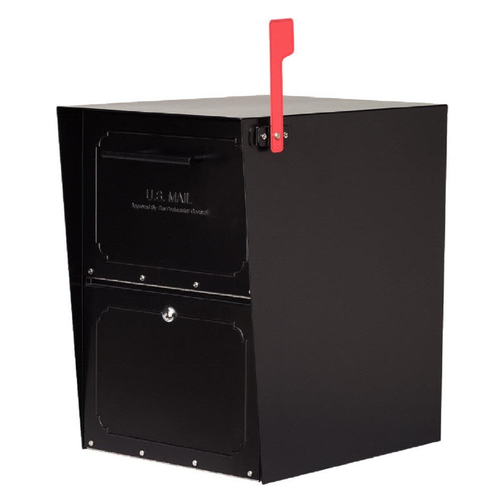 Architectural Mailboxes 5100B Oasis Titan Locking Metal Extra Large Mailbox Black