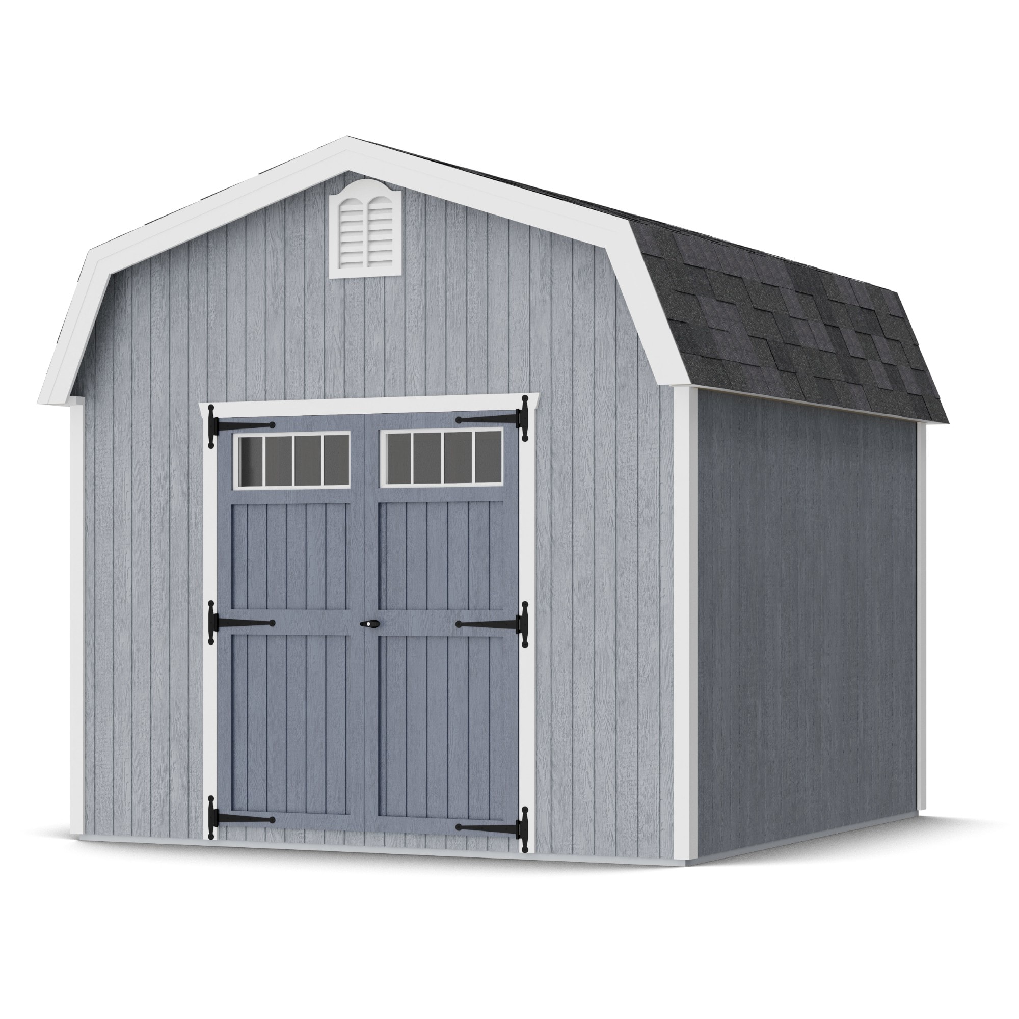 Little Cottage Co 10X10 WBCGS-PC Colonial Woodbury 10-ft x 10-ft Gambrel Style Wood Outdoor Storage Shed with 2 Doors