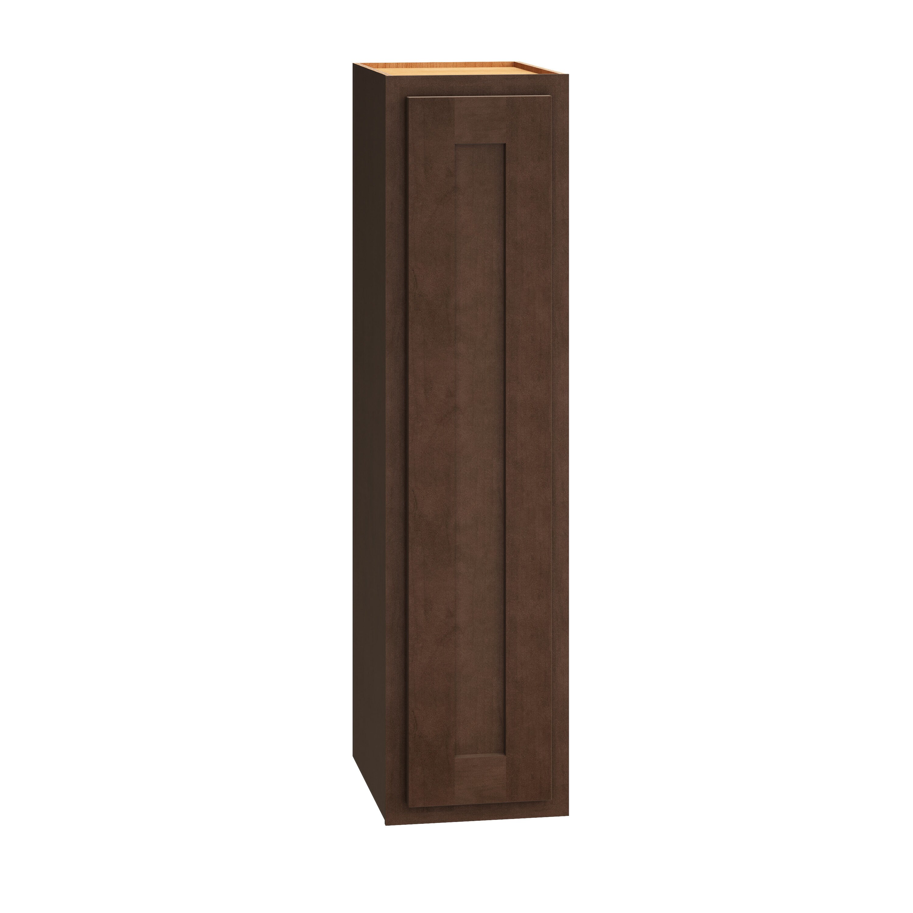 Diamond Express 320 W936R Jamestown 9-in W x 36-in H x 12-in D Thatch Partial Overlay Wall Fully assembled Plywood Cabinet (Recessed Panel Shaker)