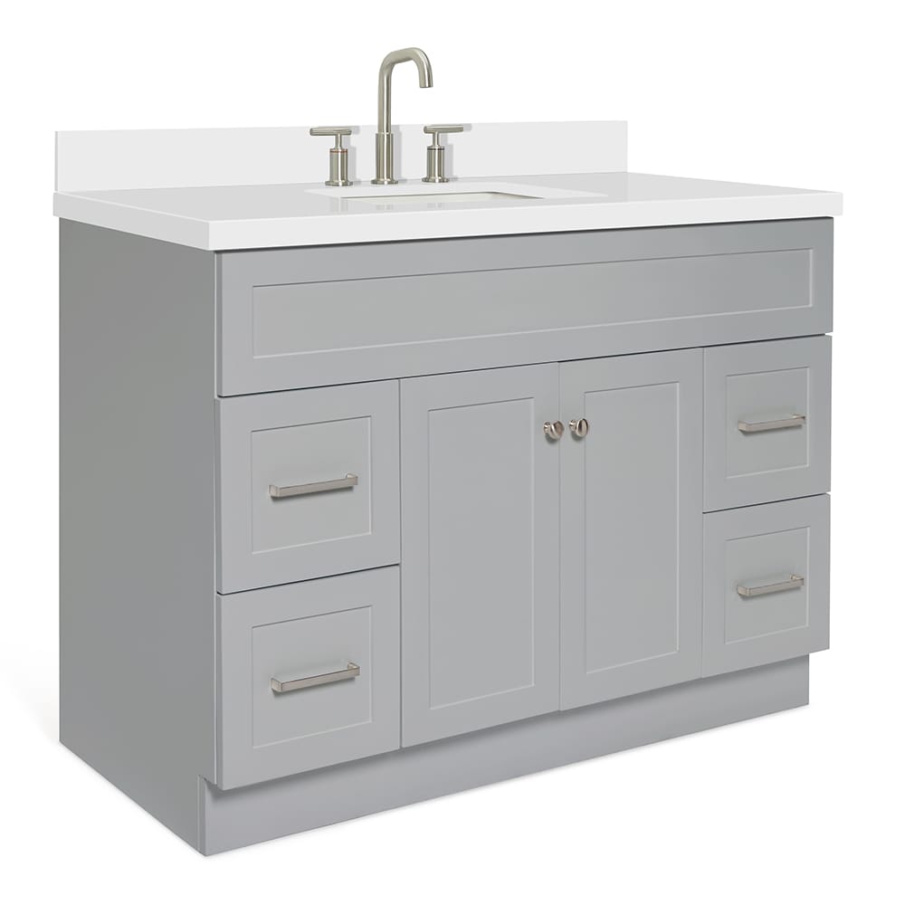 ARIEL F049S-WQ-VO-GRY Bath-Vanity-Combo - View #3