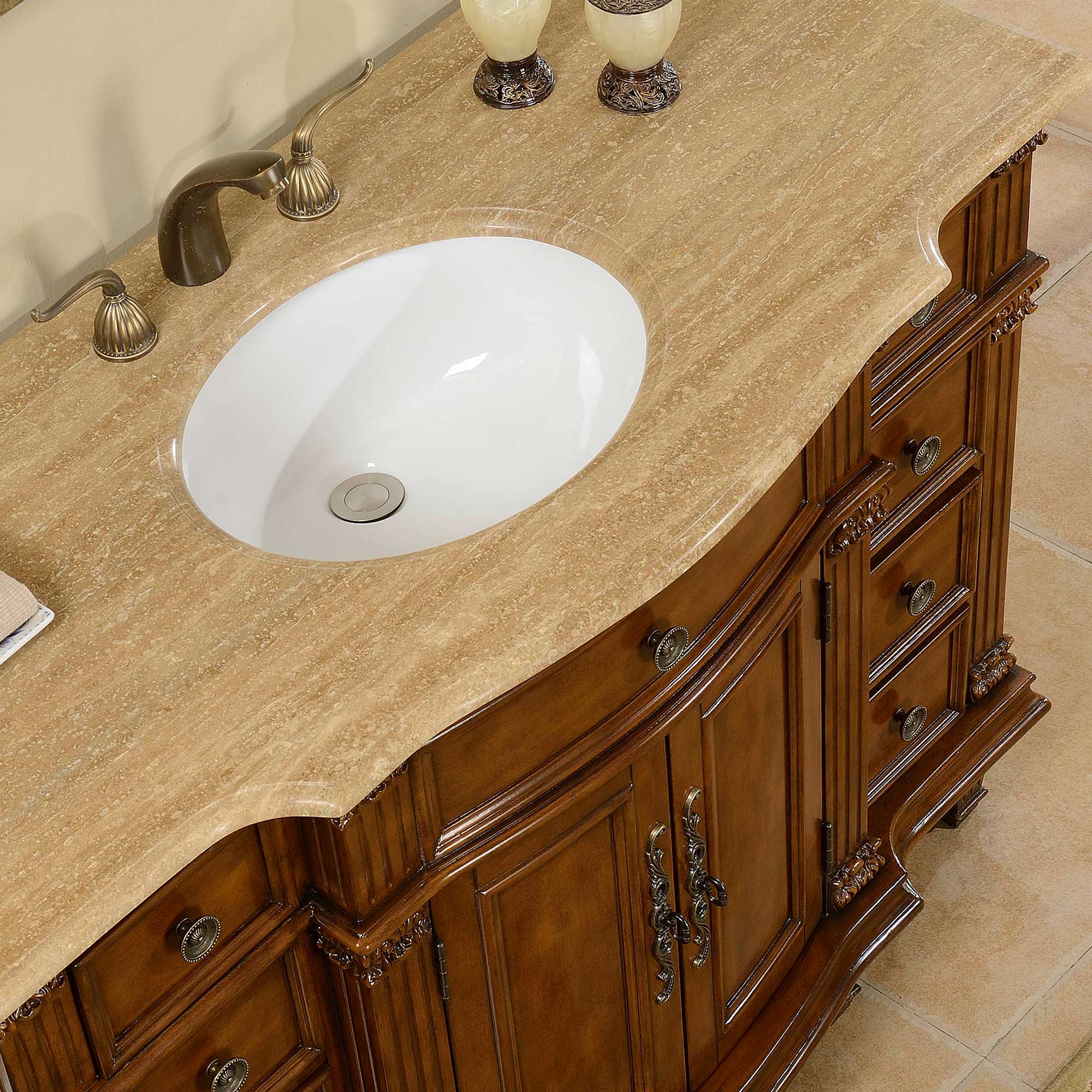 Silkroad Exclusive HYP-0277-T-UWC-48 Bath-Vanity-Combo - View #9
