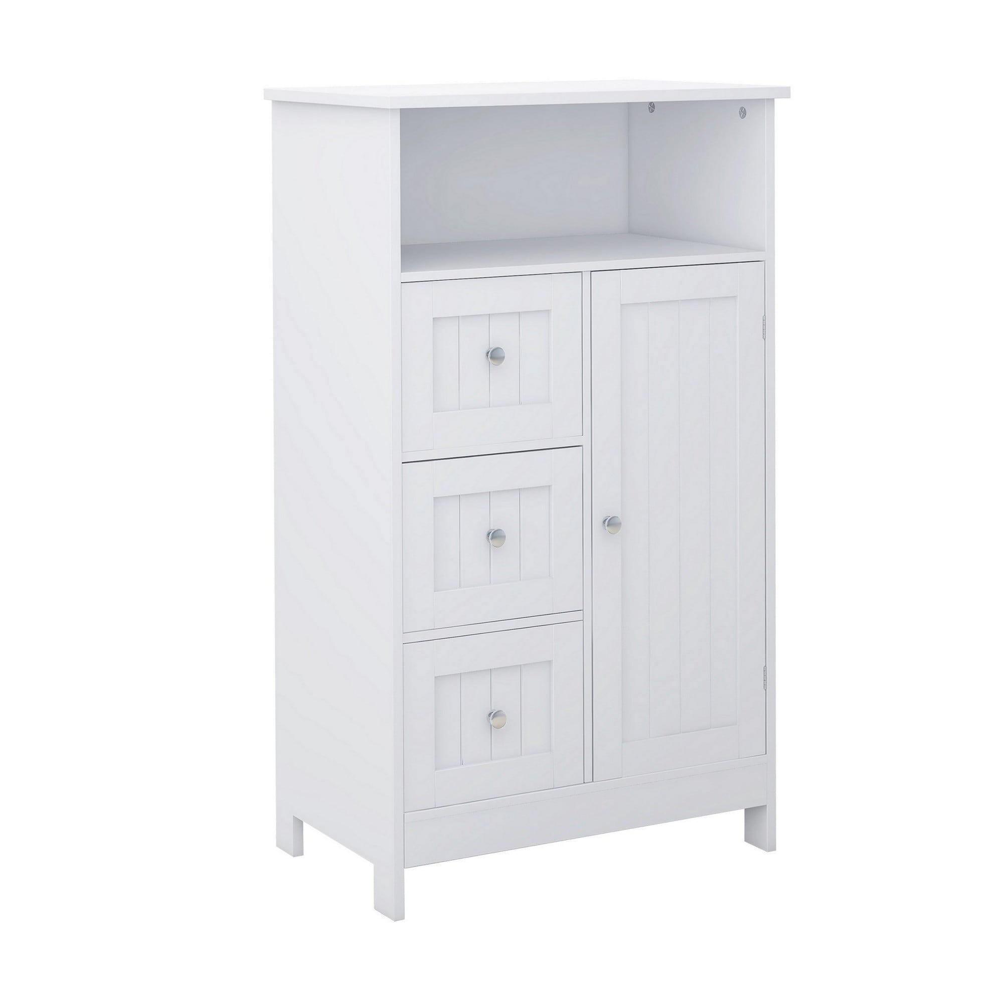 Benzara BM302018 11.81-Inches W White Accent Cabinet