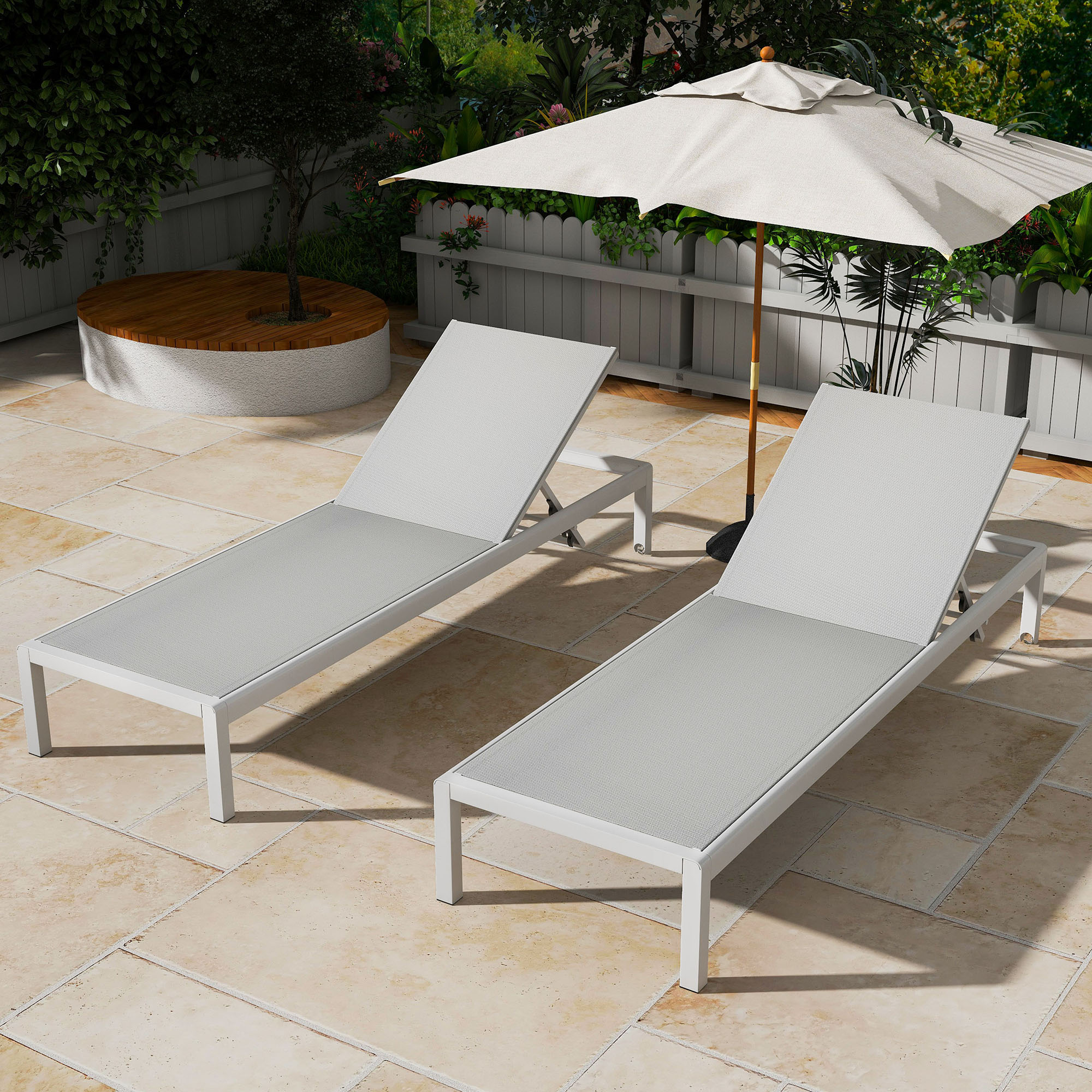 SINOFURN SYF770057GW Patio-Chairs - View #3