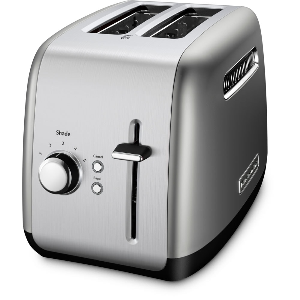  Oster 4-Slice Toaster, Touch Screen with 6 Shade Settings and  Digital Timer, Black/Stainless Steel: Home & Kitchen