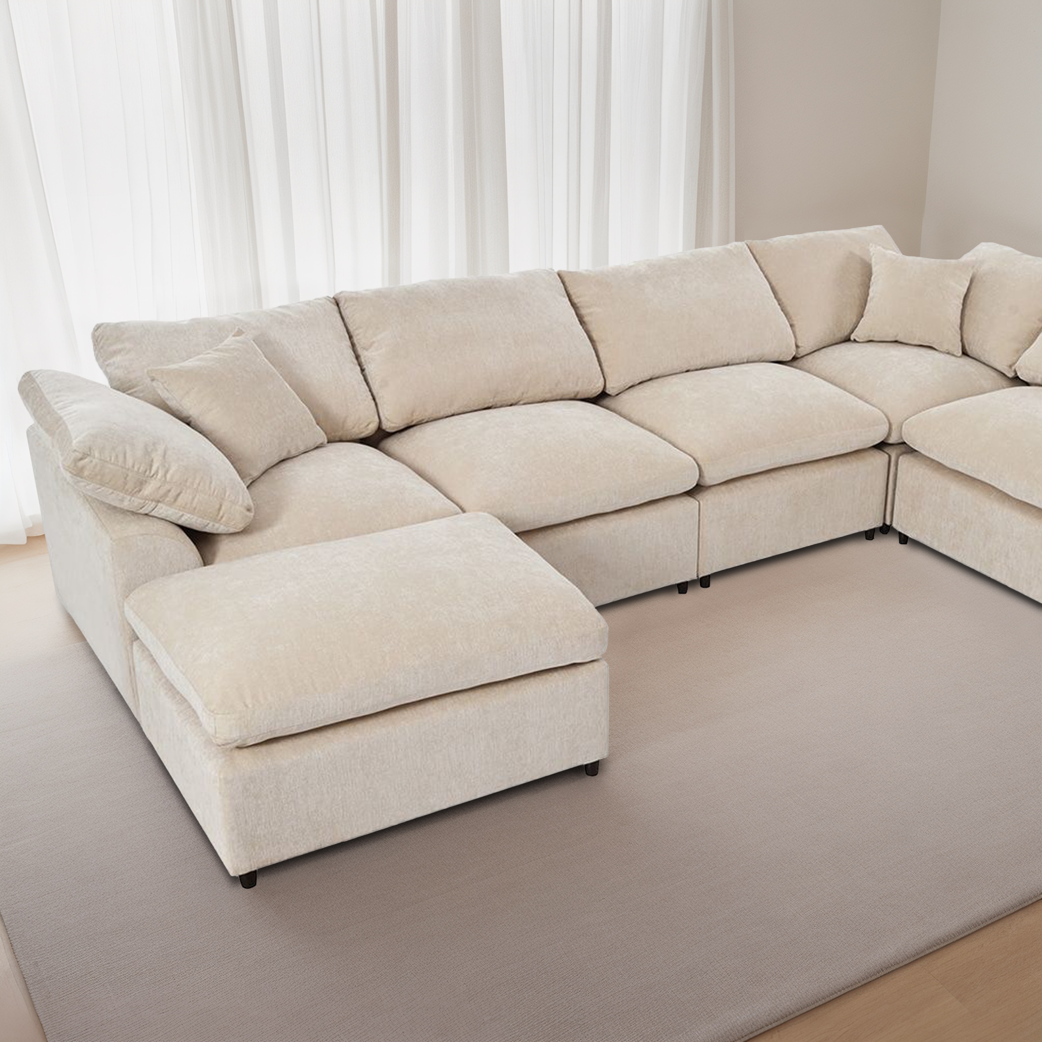 SINOFURN SYA370082GY Sofas-Loveseats - View #2