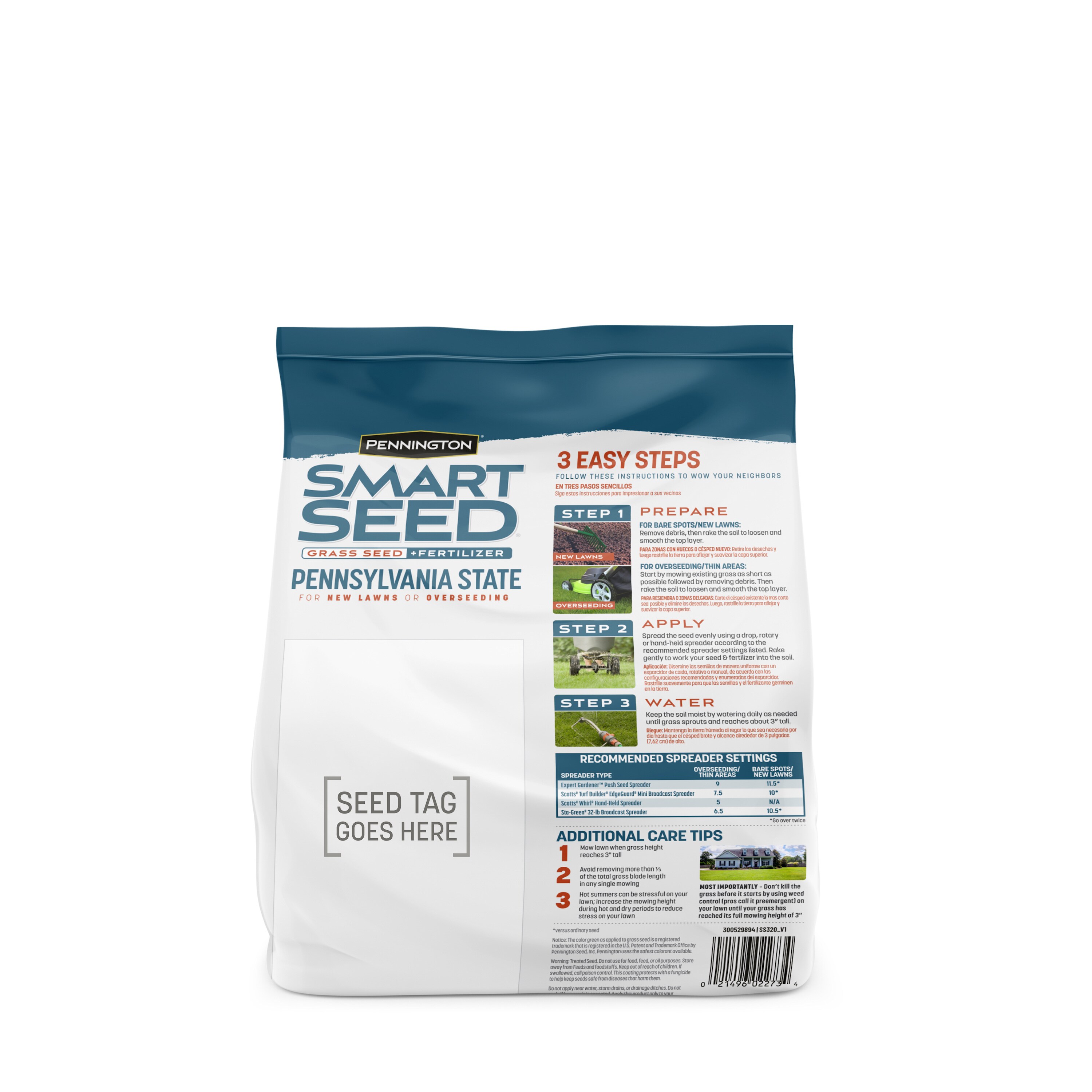 Pennington Smart Seed Penn State 3 Lb Mixtureblend Grass Seed At