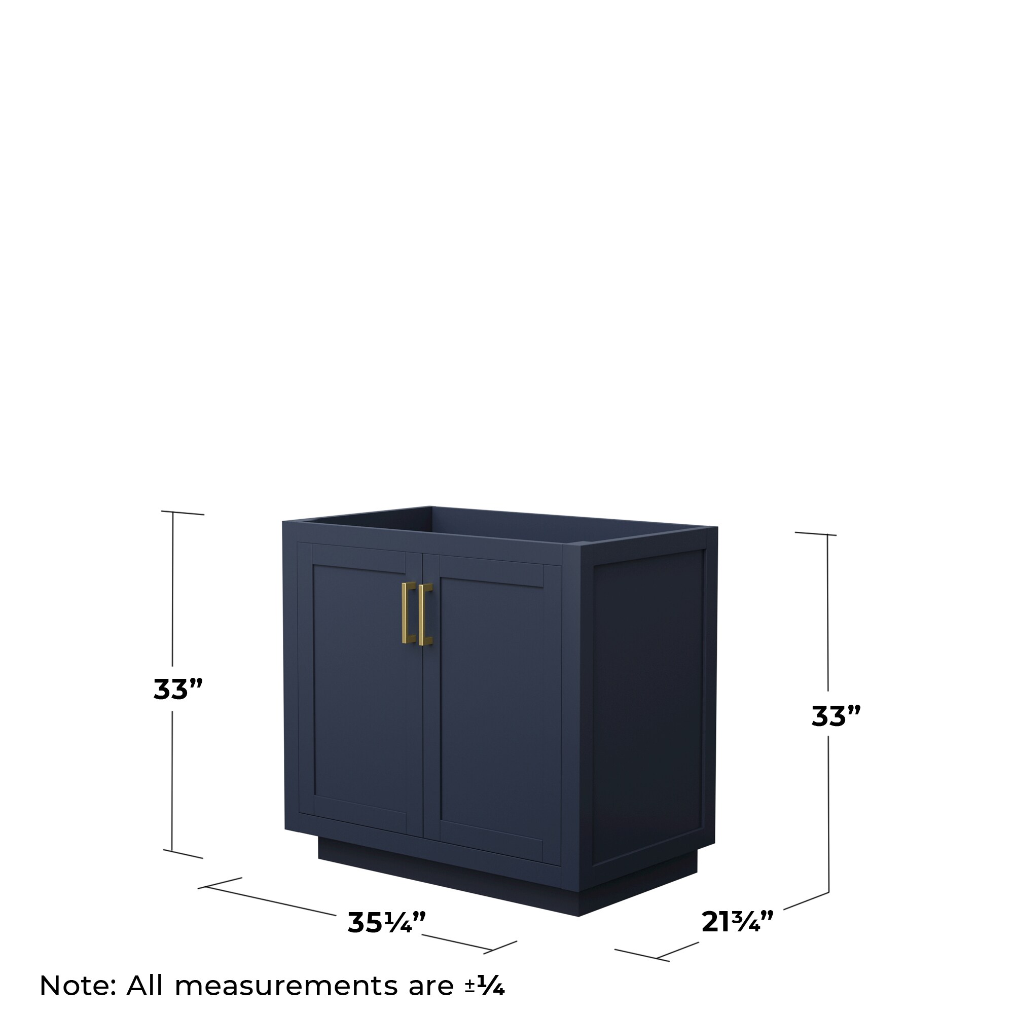 Wyndham Collection WCF292936SBLCXSXXMXX vanities - View #3