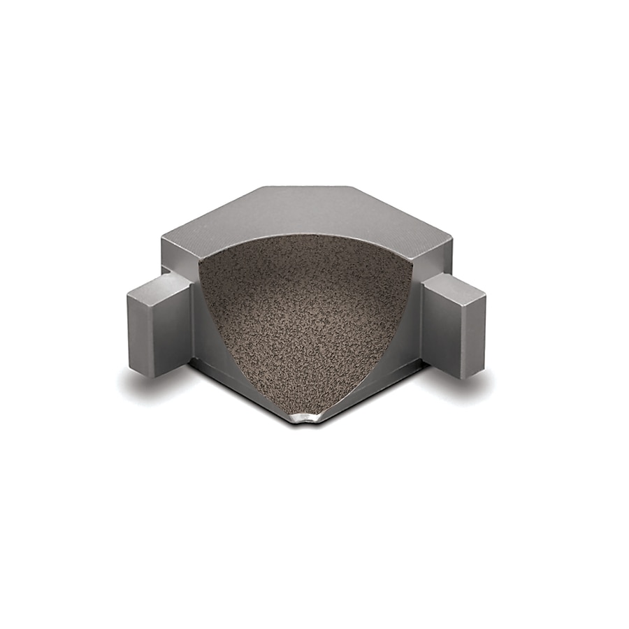 Schluter Systems Dilex-AHKA 0.563-in W x 1-in L Cream Textured Color-Coated Aluminum Tile Edge Trim Schluter Systems Dilex-AHKA 0.563-in W x 1-in L Cream Textured Color-Coated Aluminum Tile Edge Trim