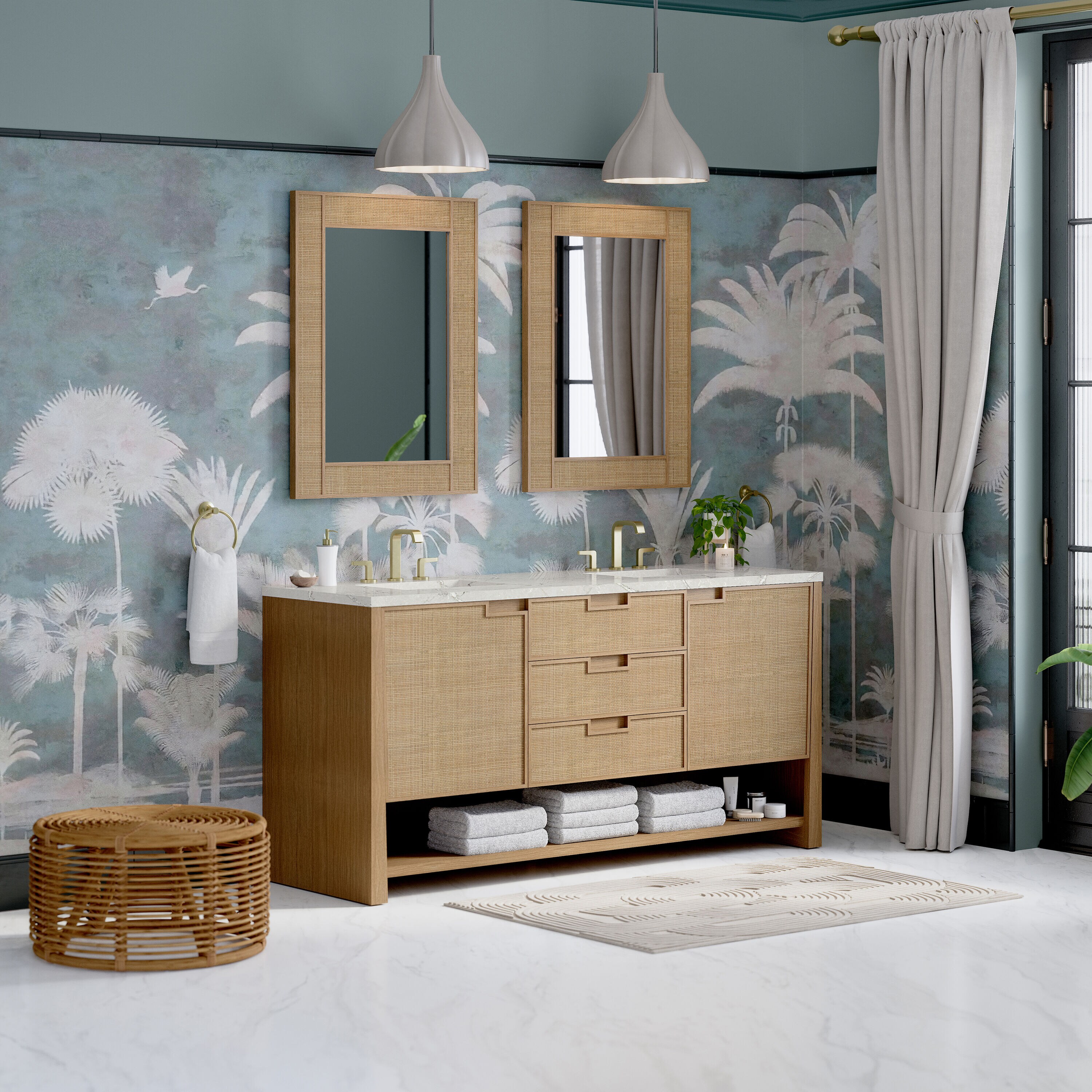 James Martin Vanities D225-V72-SSO-3VSL Bath-Vanity-Combo - View #4