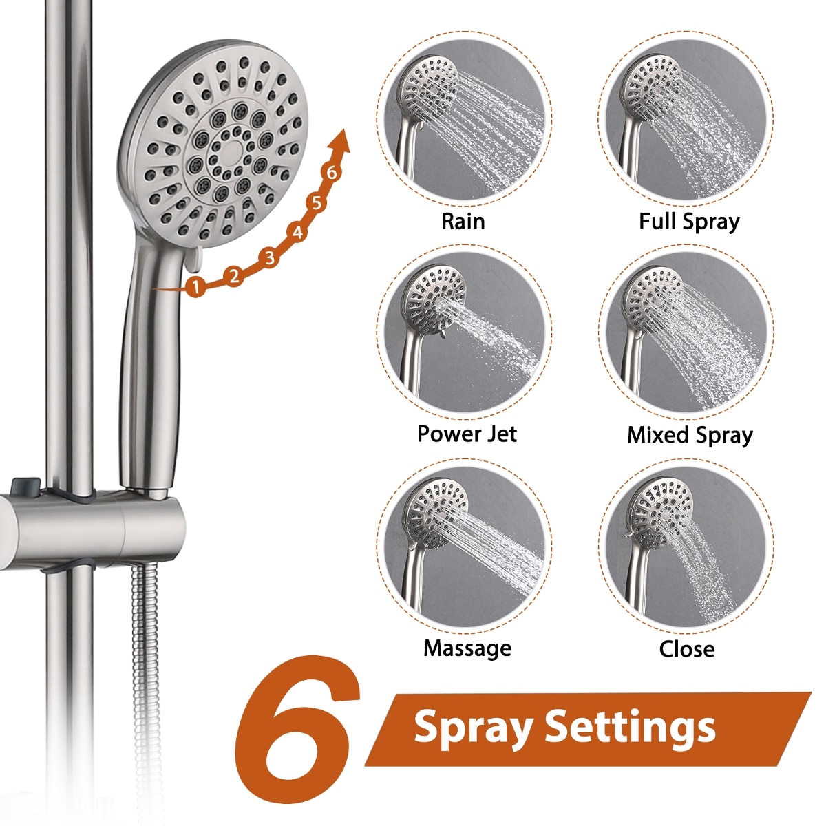 Loheer W121956007 Showerhead-Bar-Panels - View #4