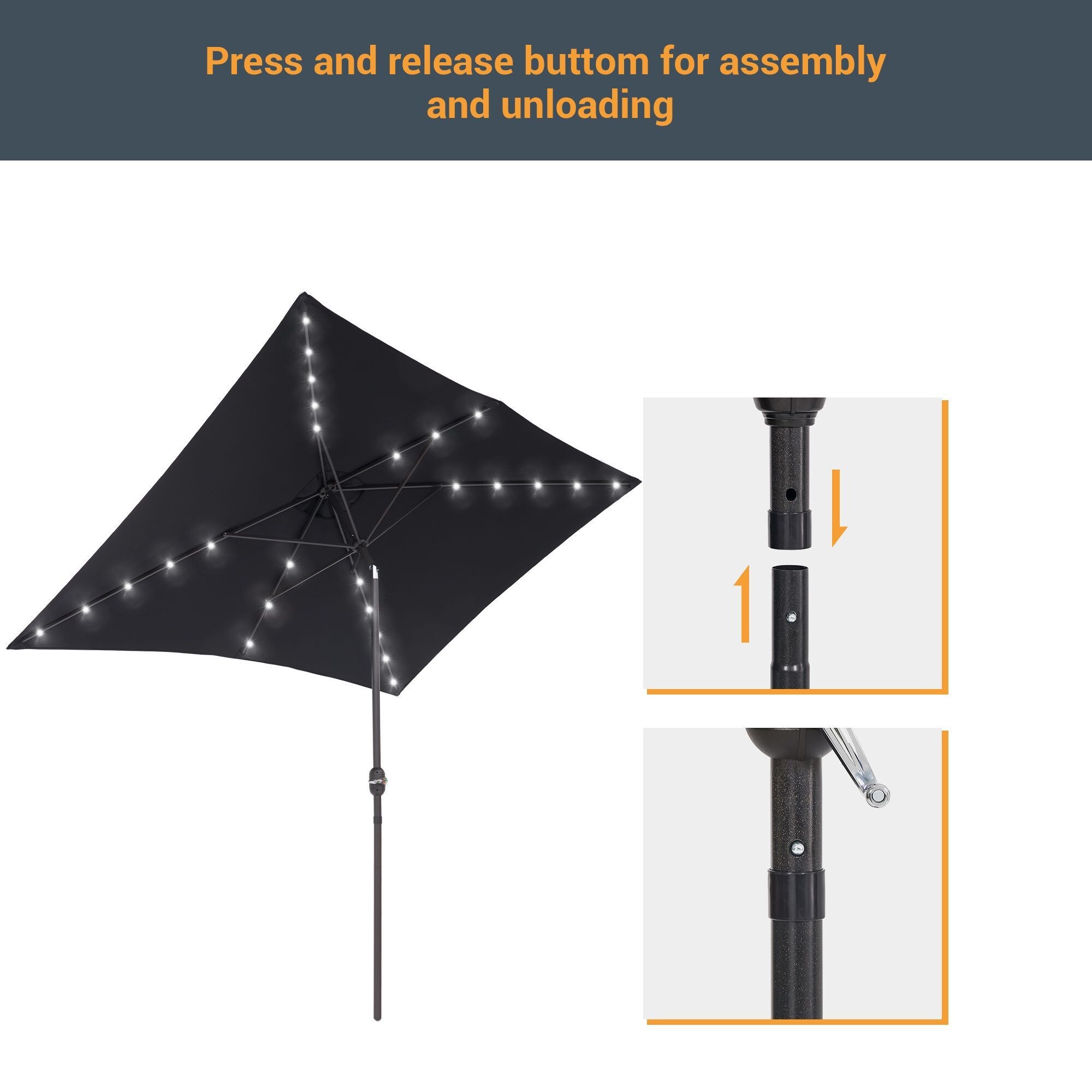 Sonkuki SD-127B-LED Umbrellas-2 - View #7