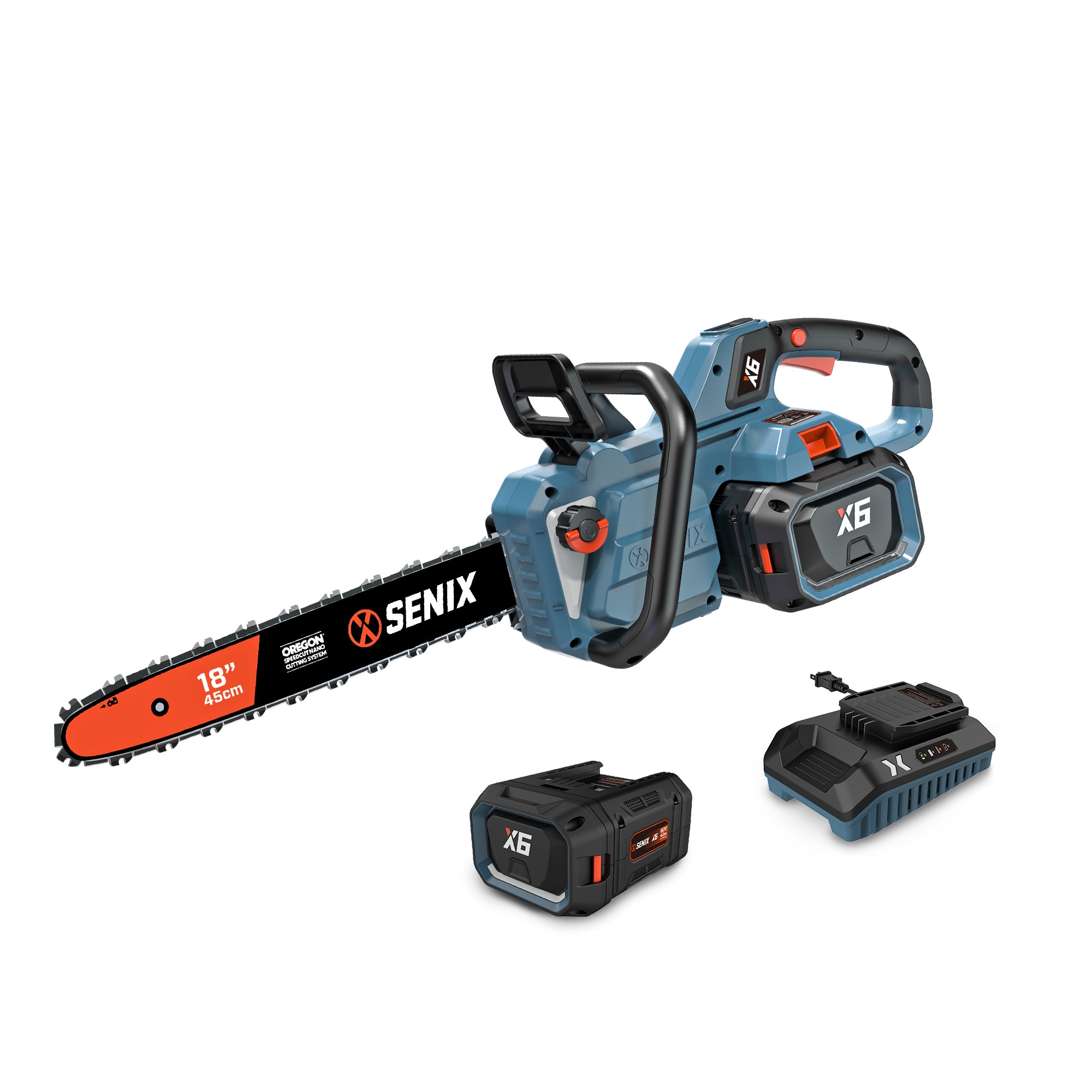 SENIX 60-volt Max 16-in Brushless Battery 4 Ah Chainsaw (Battery and Charger Included) CSX6-M Sansujyuku sansujyuku.com