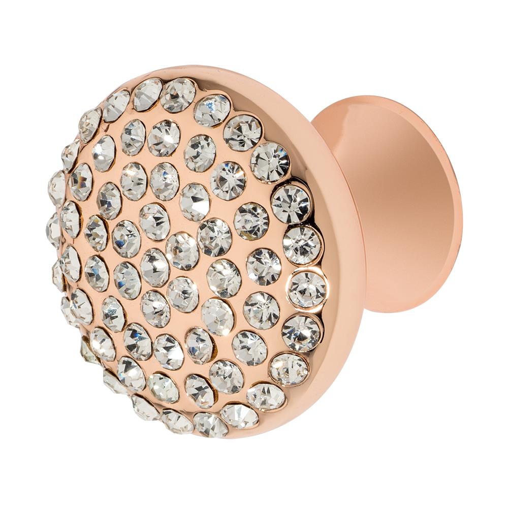 Wisdom Stone 4212RG-C Vivacit Rose Gold Mushroom Cabinet Knob