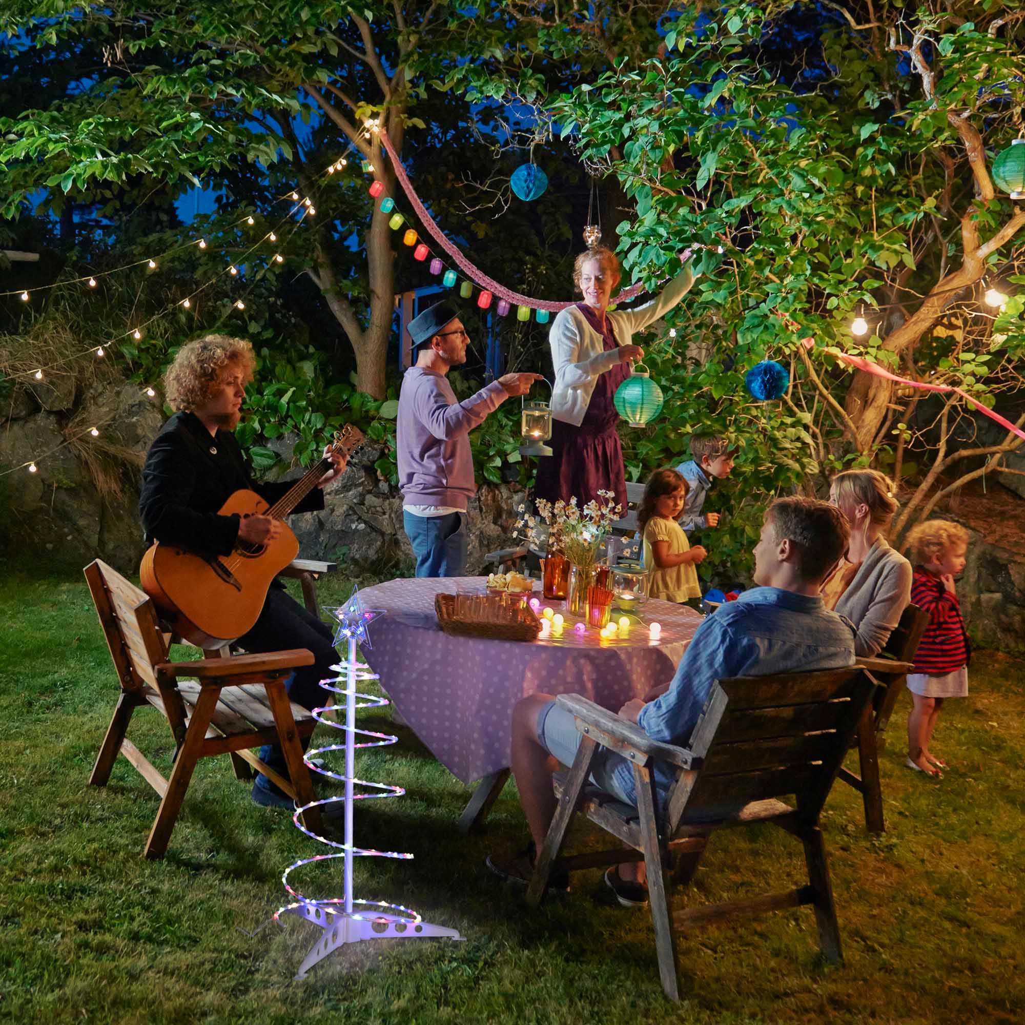 Yescom 11LST005-2FT-RGBY-LO Outdoor-Christmas-Decor - View #3
