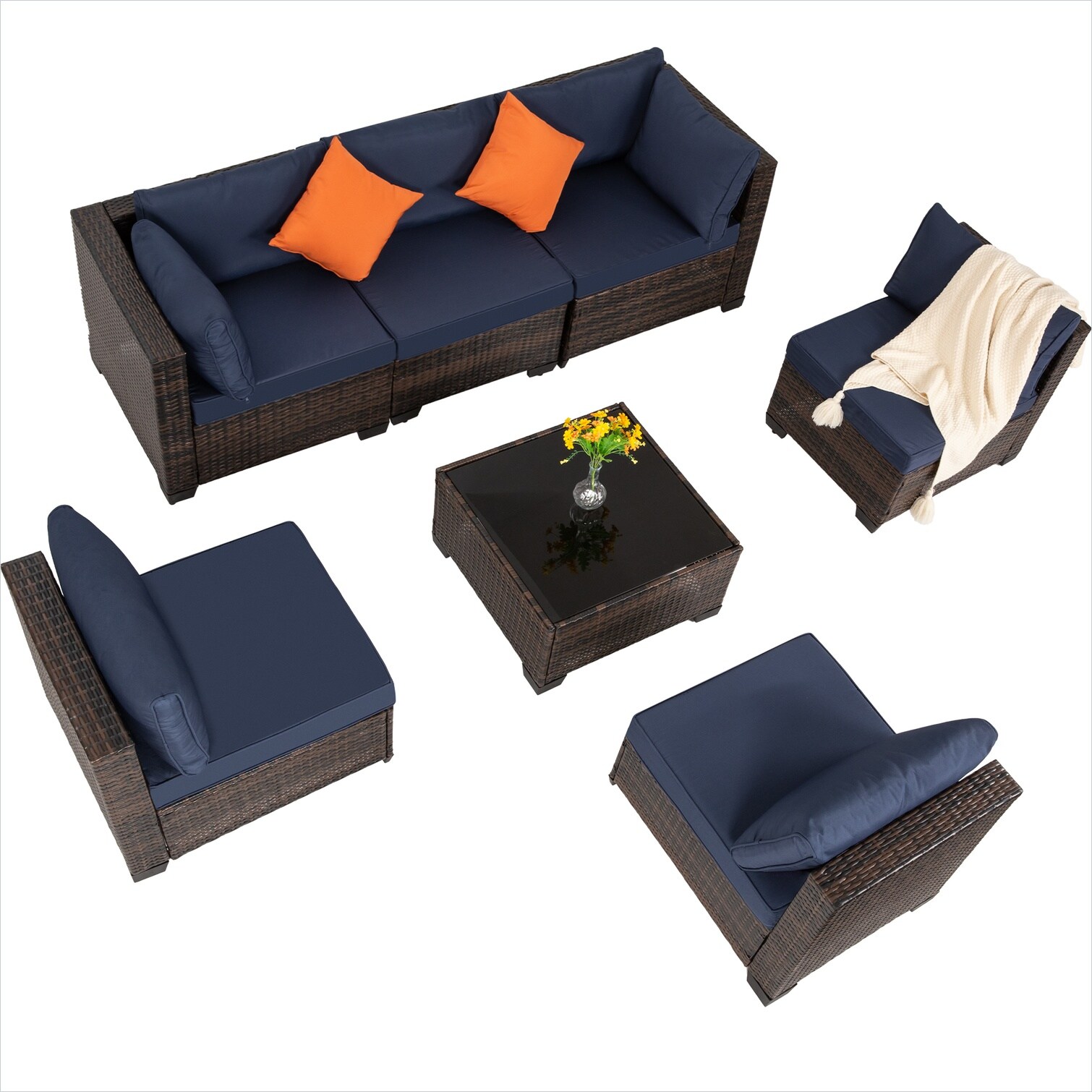 Watnature TGFQA05W6R5E Patio-Conversation-Sets - View #3