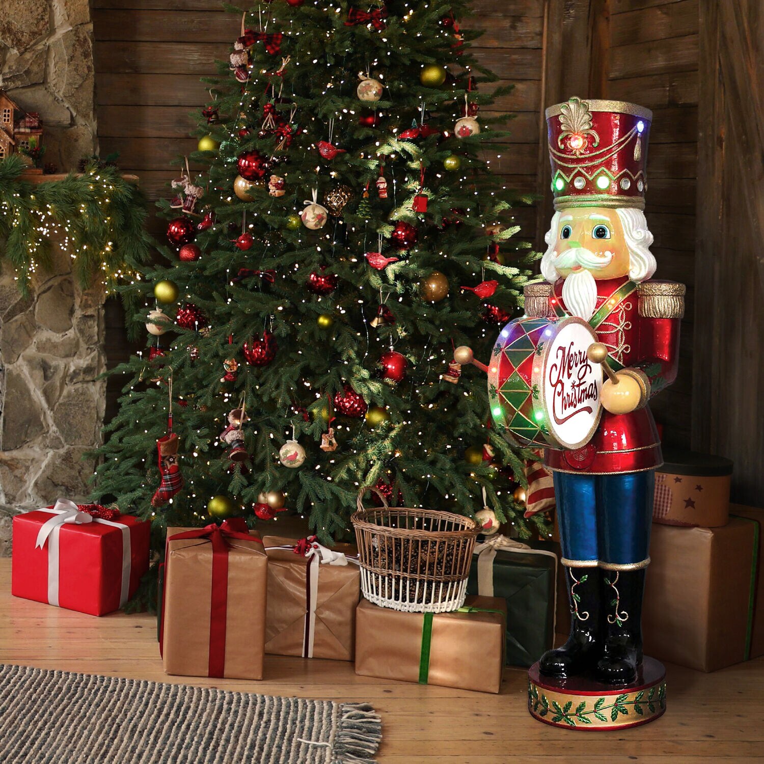 Fraser Hill Farm FFRS060-NC5-RD Table-Christmas-Decorations - View #8