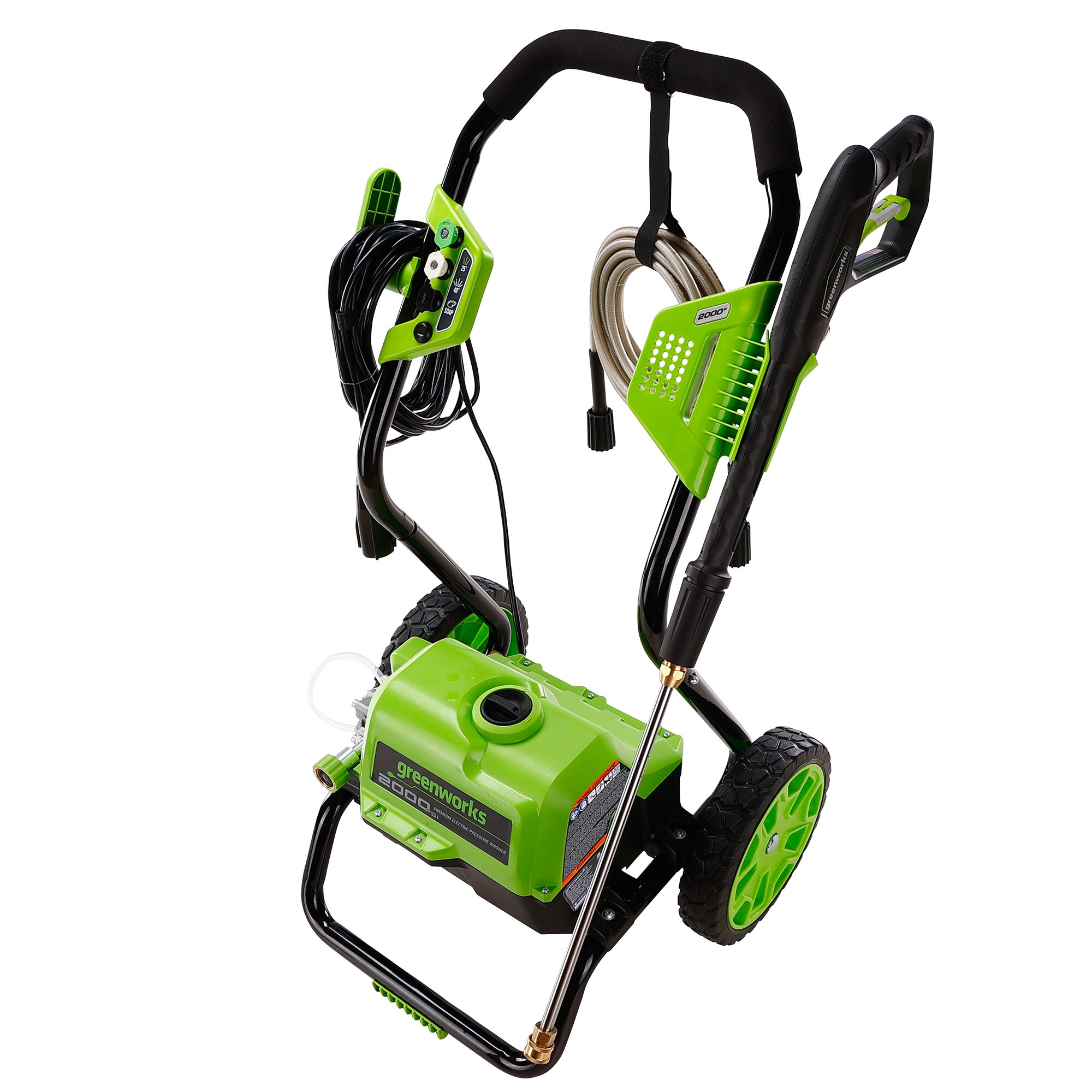 Greenworks 2000 PSI 1.1-Gallon-GPM Cold Water Electric Pressure Washer