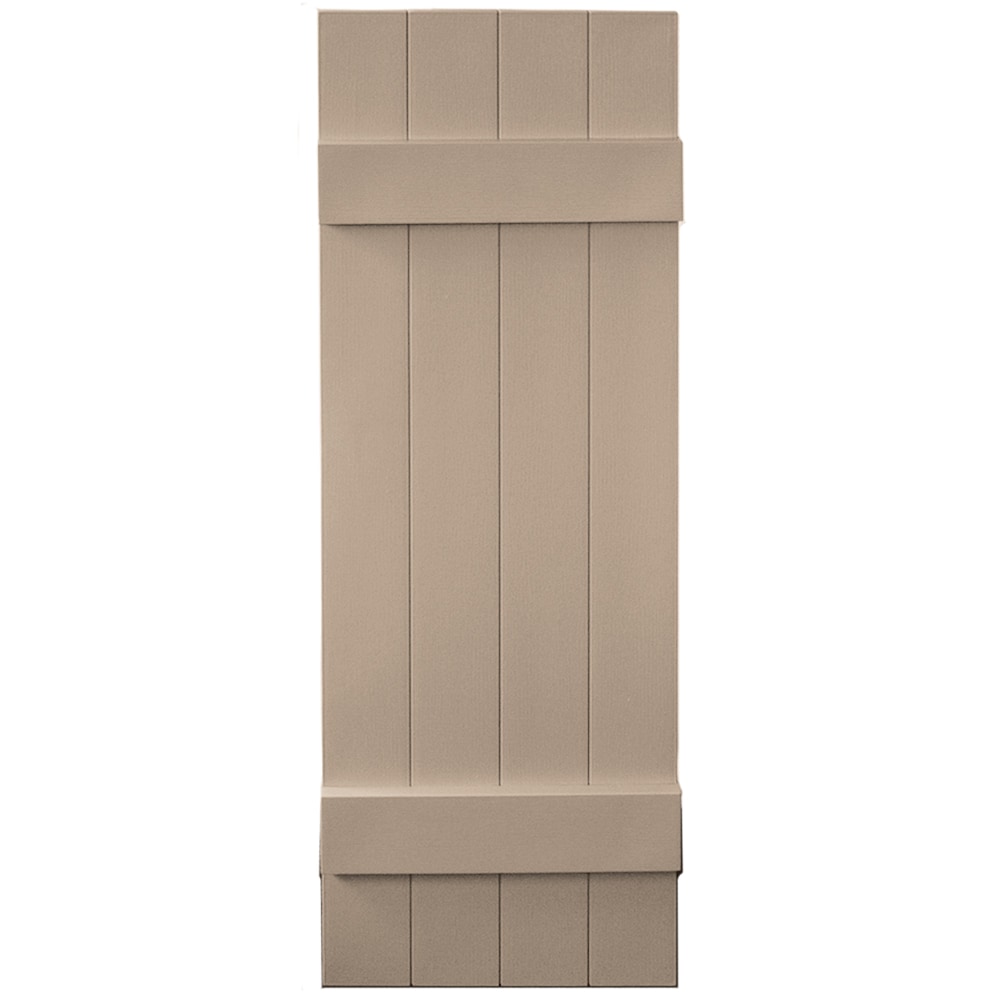 Vantage V6831443023 13.875-in W x 42.875-in H Wicker Exterior Shutters