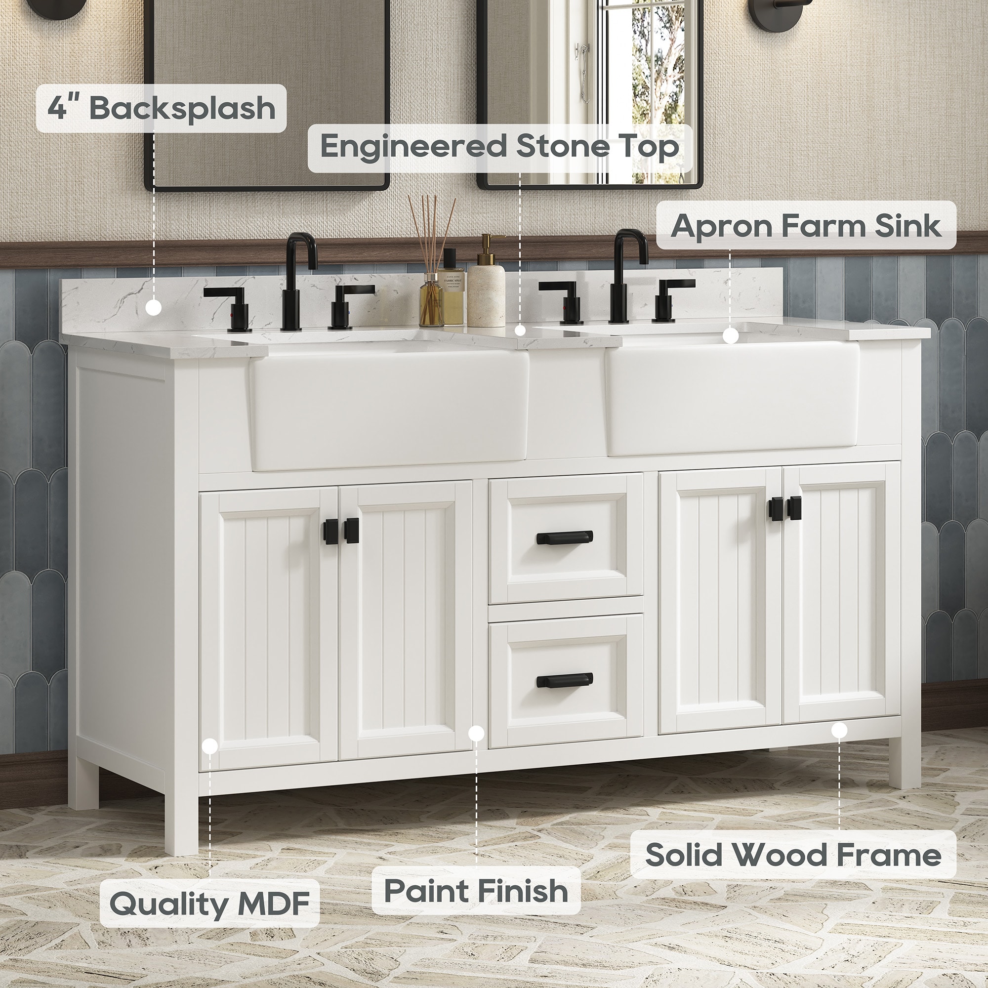 DELUXE LIVING V0056 Bath-Vanity-Combo - View #10