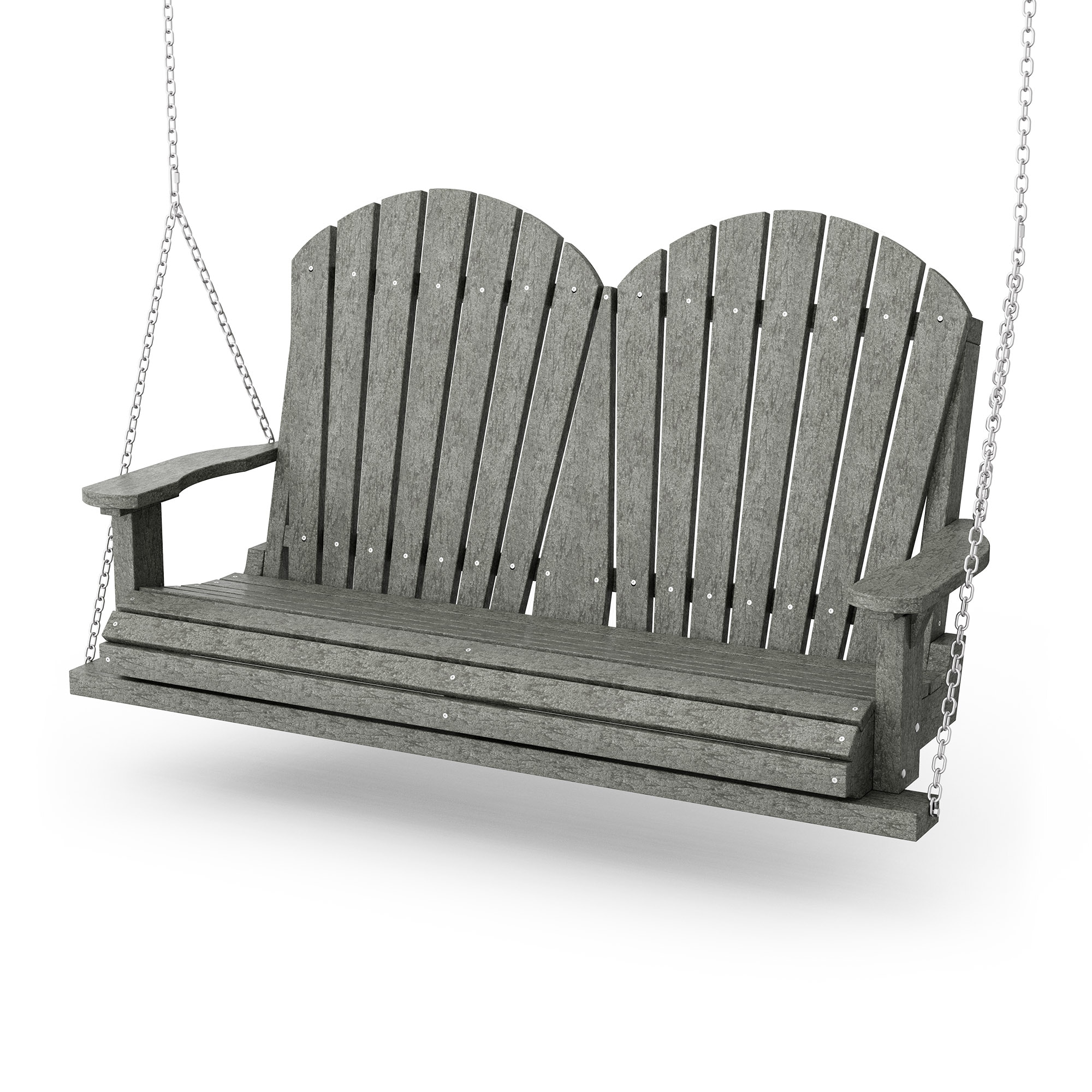 Wildridge LCC-102-DG Heritage 2 -person Dark Gray Plastic Outdoor Swing