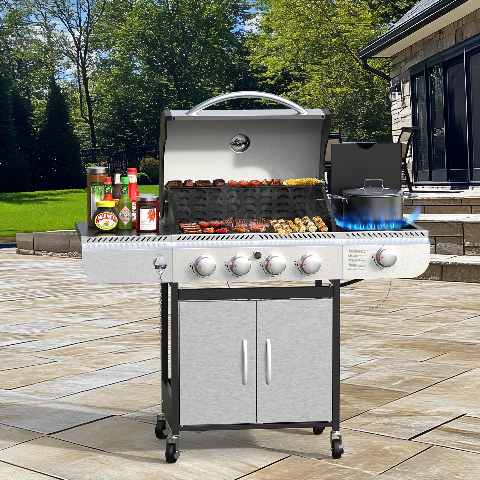 COWSAR LSG01GG41E Gas-Grill - View #10