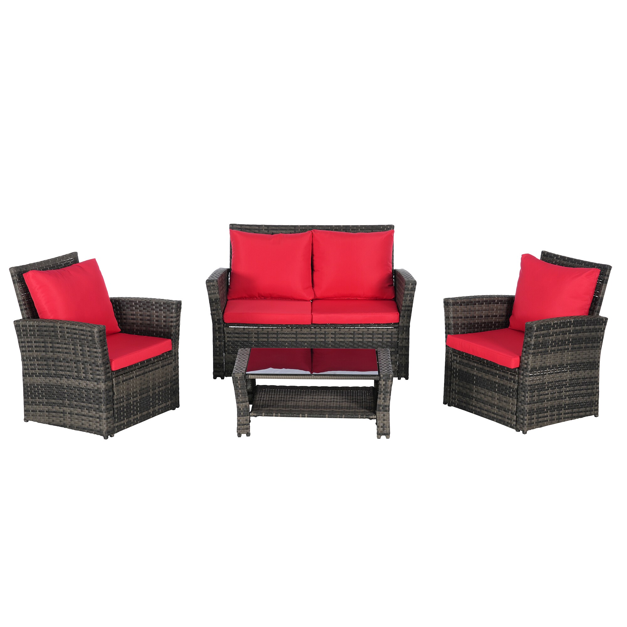 SINOFURN SYB670027RD Patio-Conversation-Sets - View #5