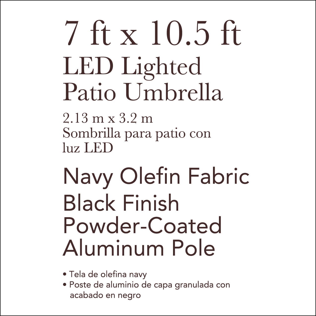 allen + roth UB3821326R-ELSD-LS-N Umbrellas-2 - View #14