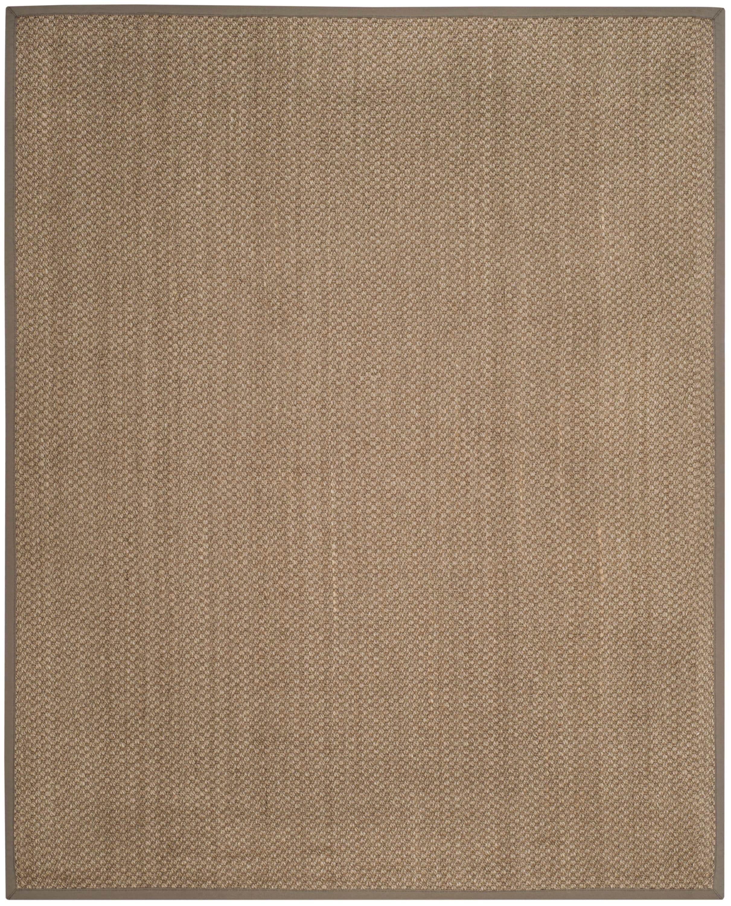 Off-White Cotton Flat Woven Handmade Area Rug 8' x 10'