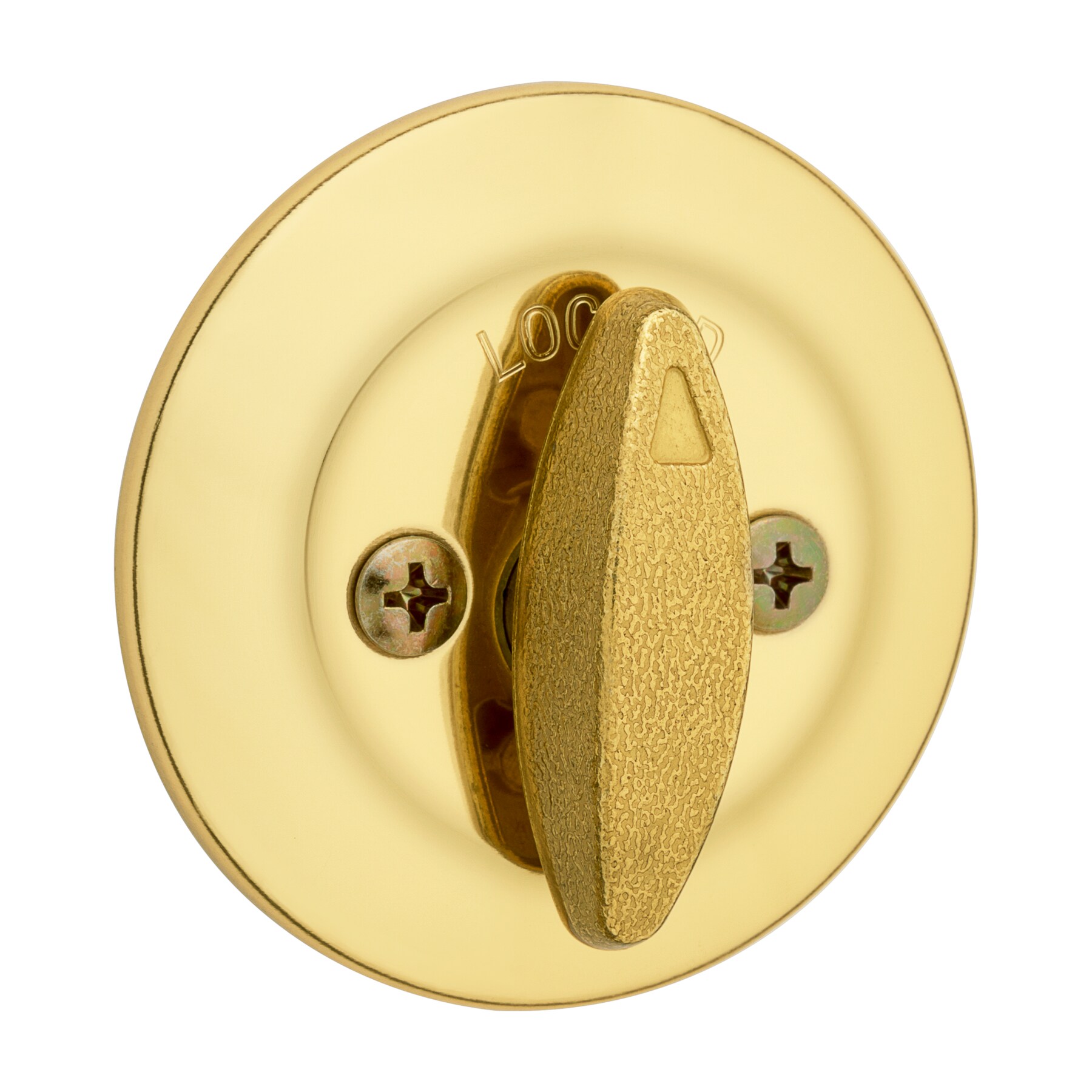 Kwikset Polished Brass Single Cylinder Deadbolt for Residential Doors
