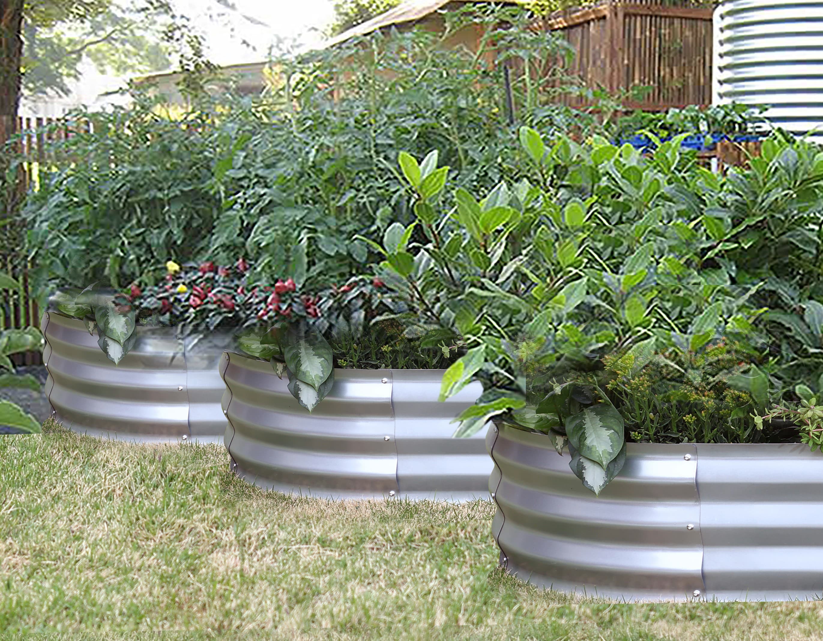 LuxenHome WHPL1606 Raised-Garden-Beds - View #3