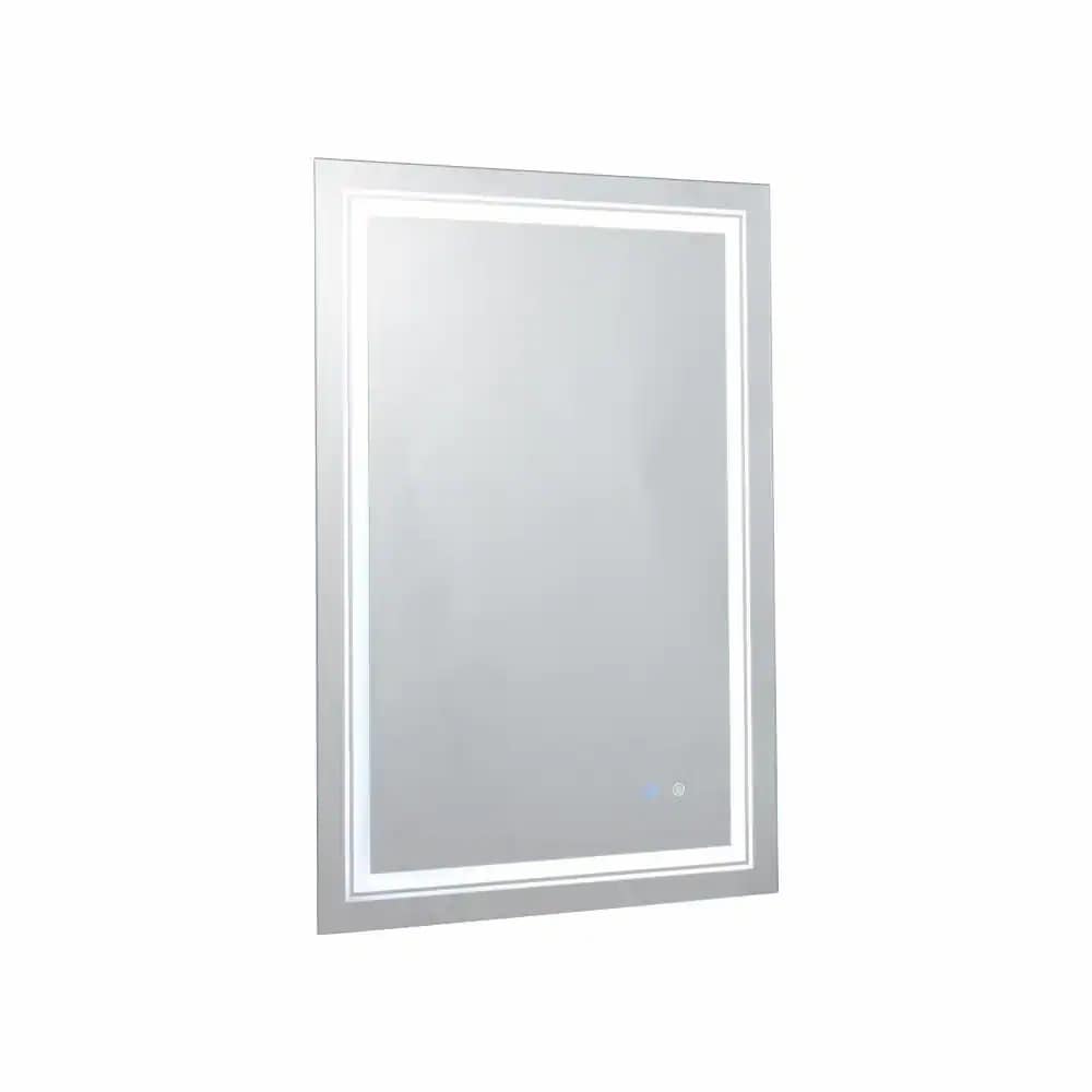 Forclover HE-30M3624 Small Size Aluminum Alloy Silver Bathroom Vanity Mirror