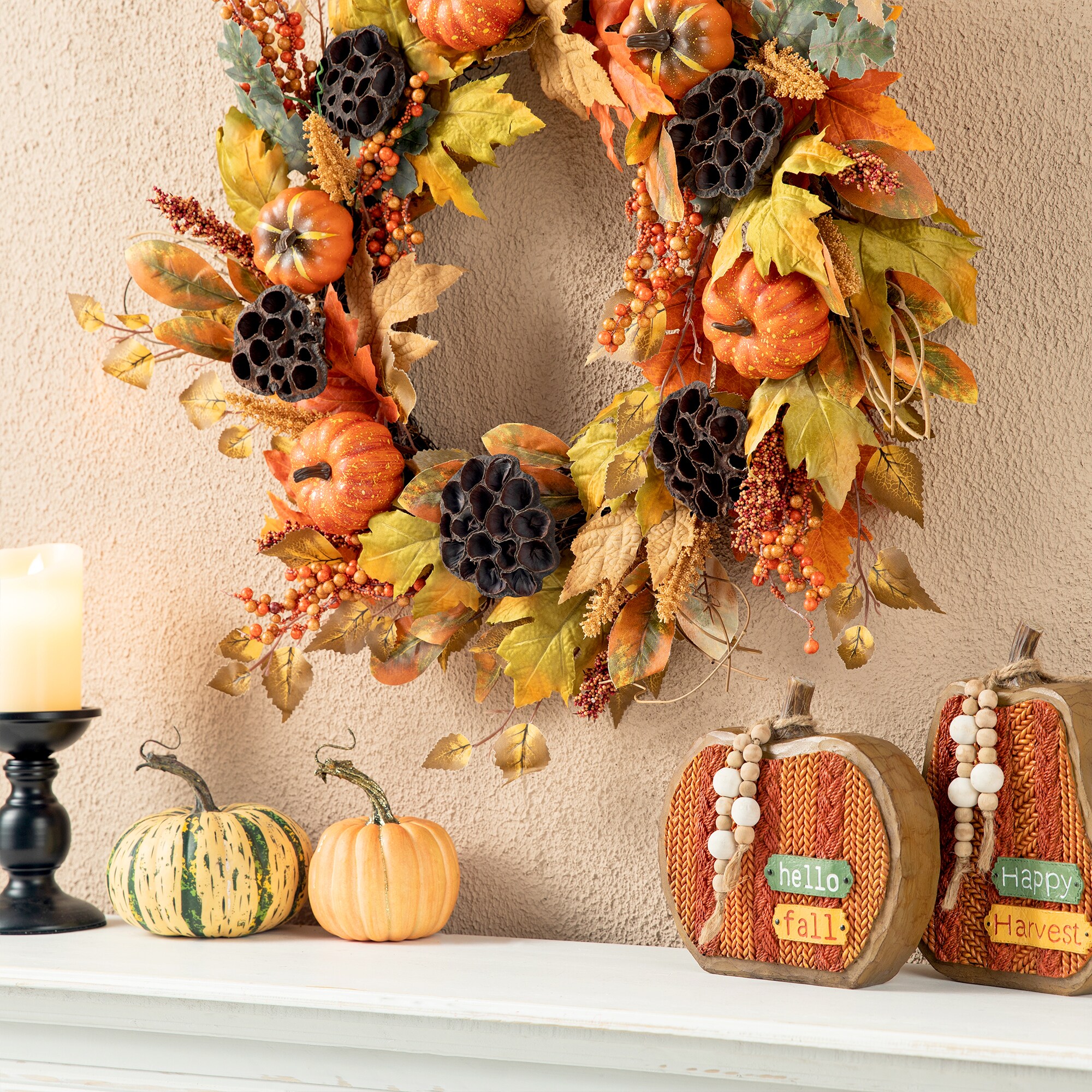 Glitzhome 2019500013 Indoor-Thanksgiving-Decor - View #4