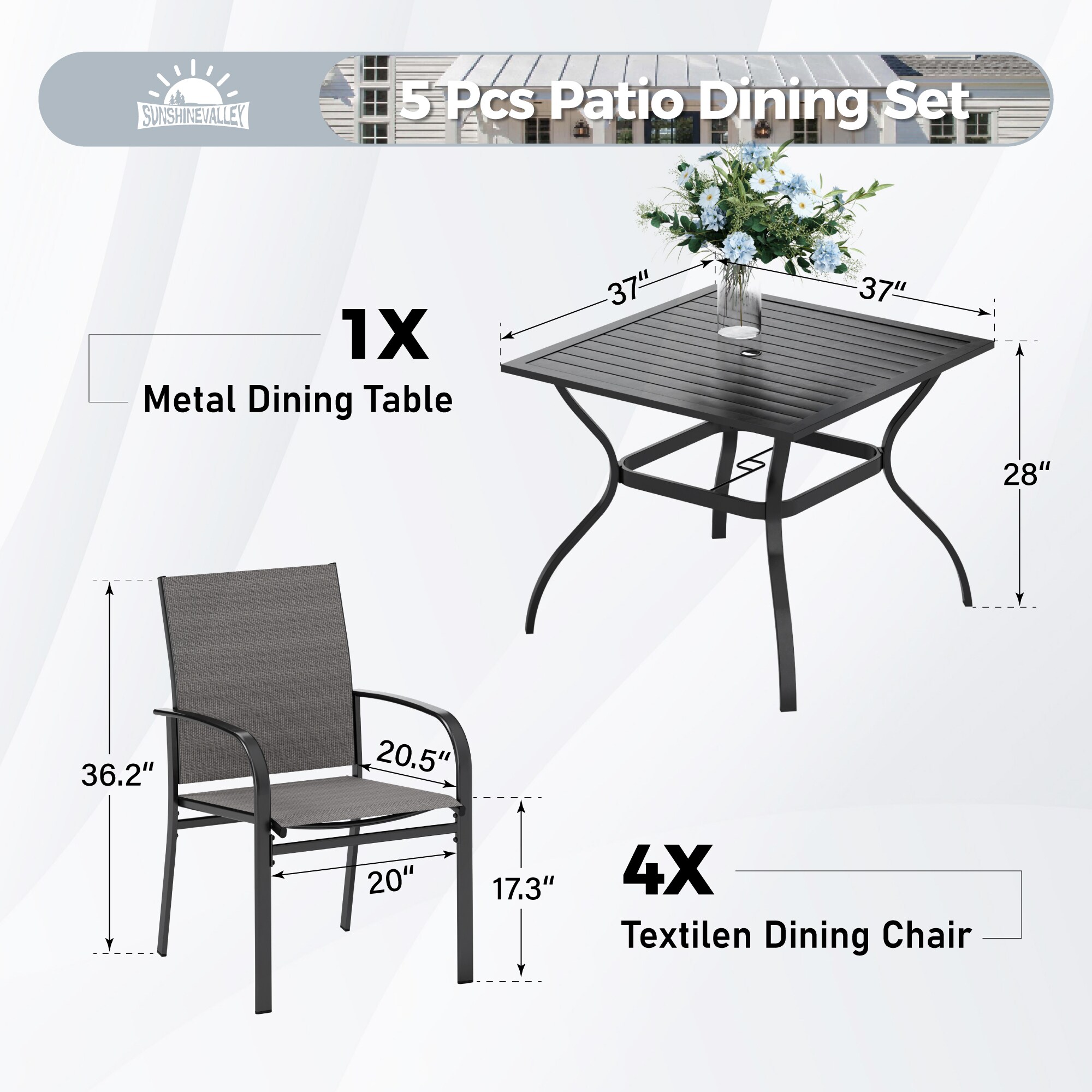 Sunshine Valley TC7-E02GF113-103 Patio-Dining-Sets - View #15