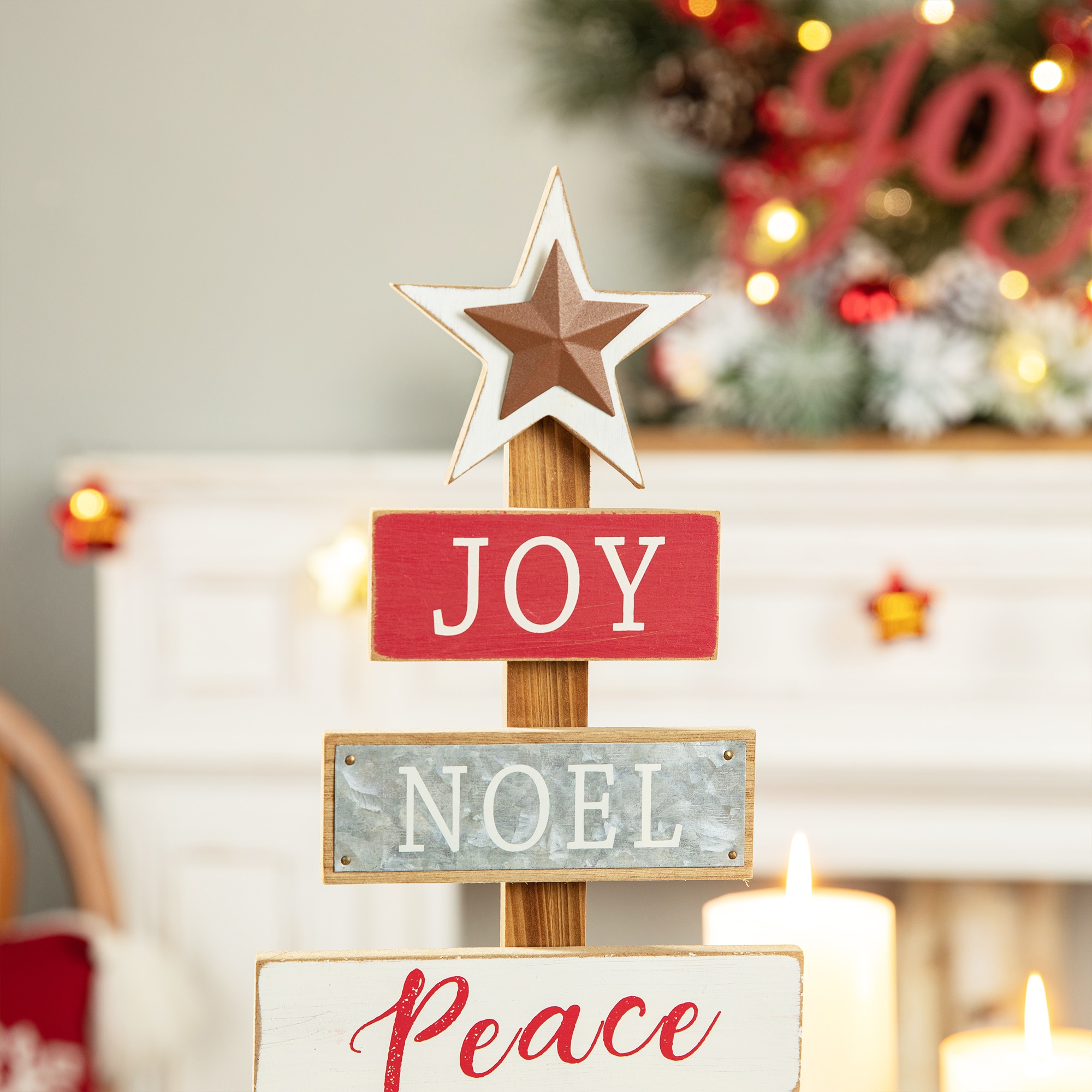 Glitzhome GH2004700084 Table-Christmas-Decorations - View #5