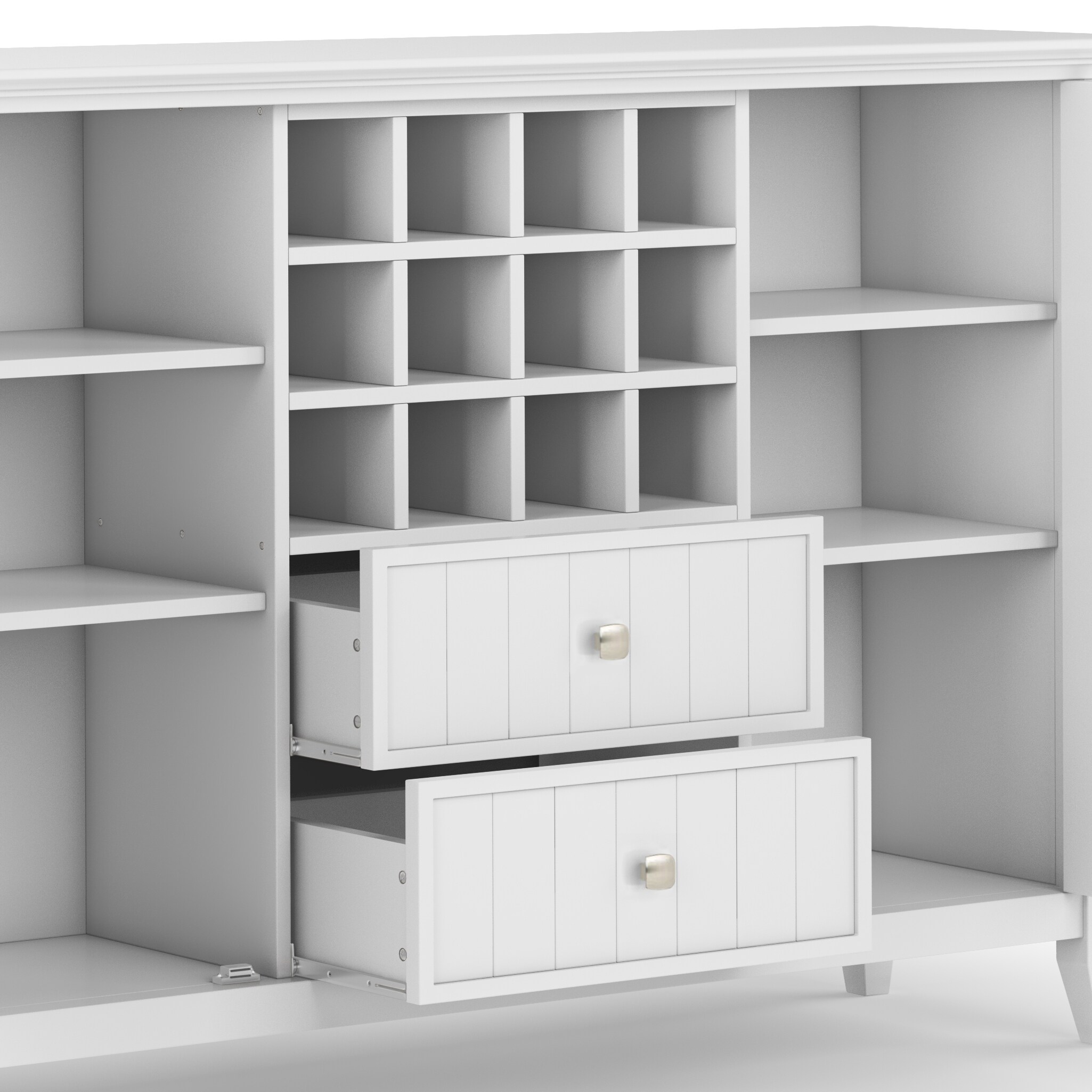 Simpli Home AXCBED-04-WH Dining-Kitchen-Storarge - View #5