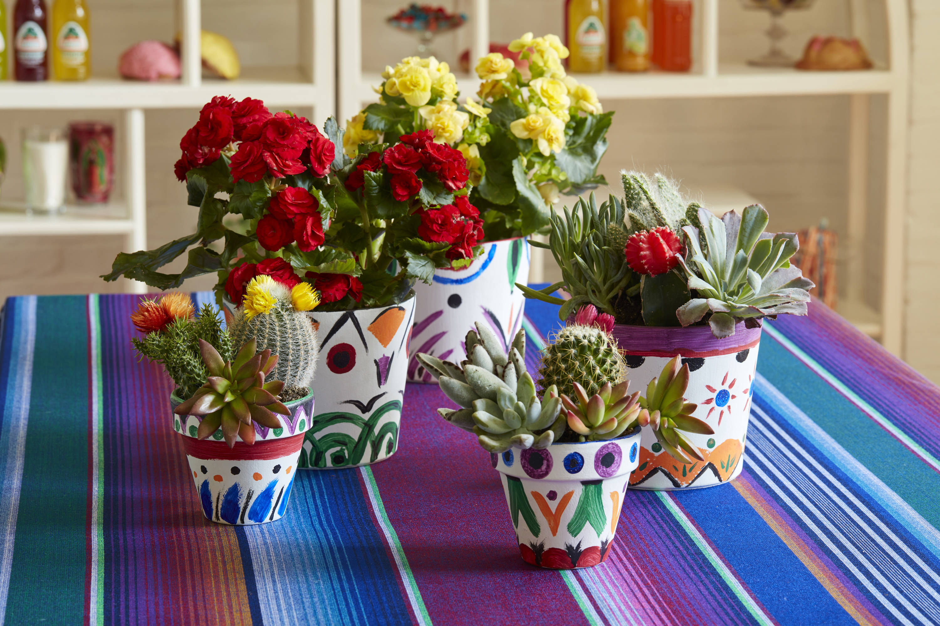 Terracota Bell Flower Pots Set of 3 Long 7.75 Wide 8.75 Artesano Iron Works Home Decor