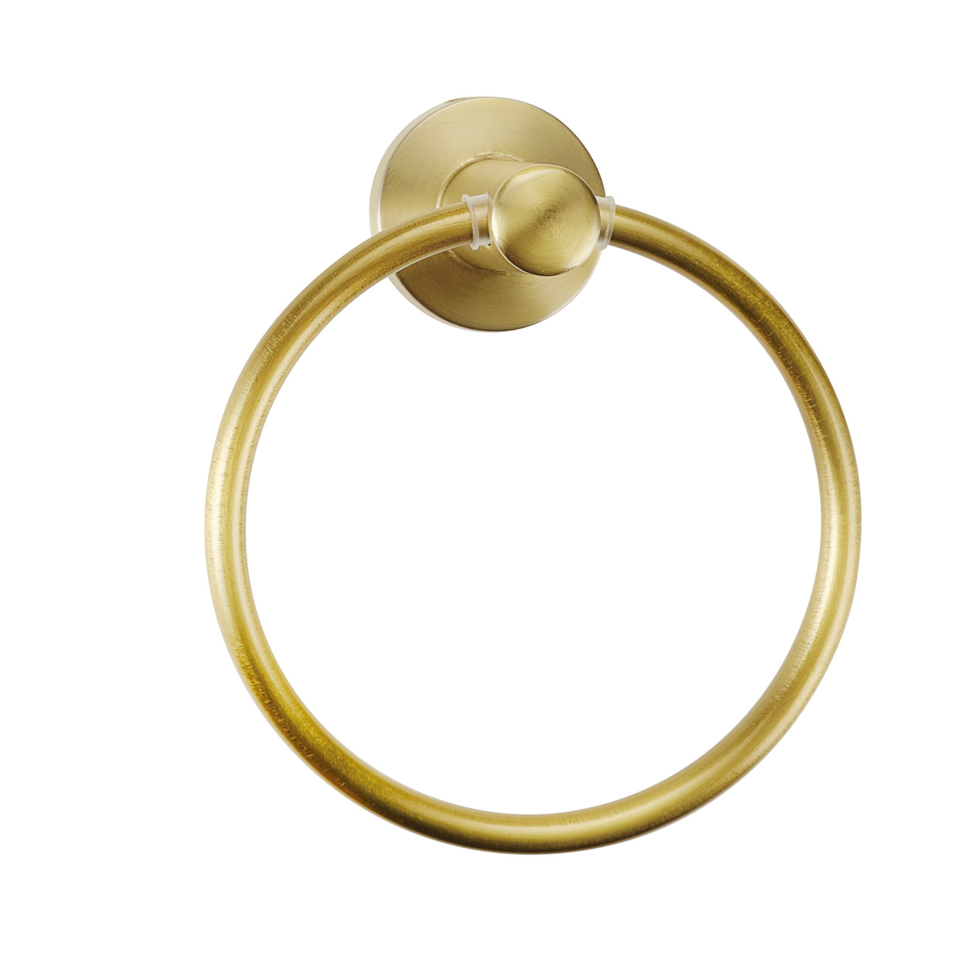 Gatco Latitude 2 Brushed Brass Wall Mount Single Towel Ring