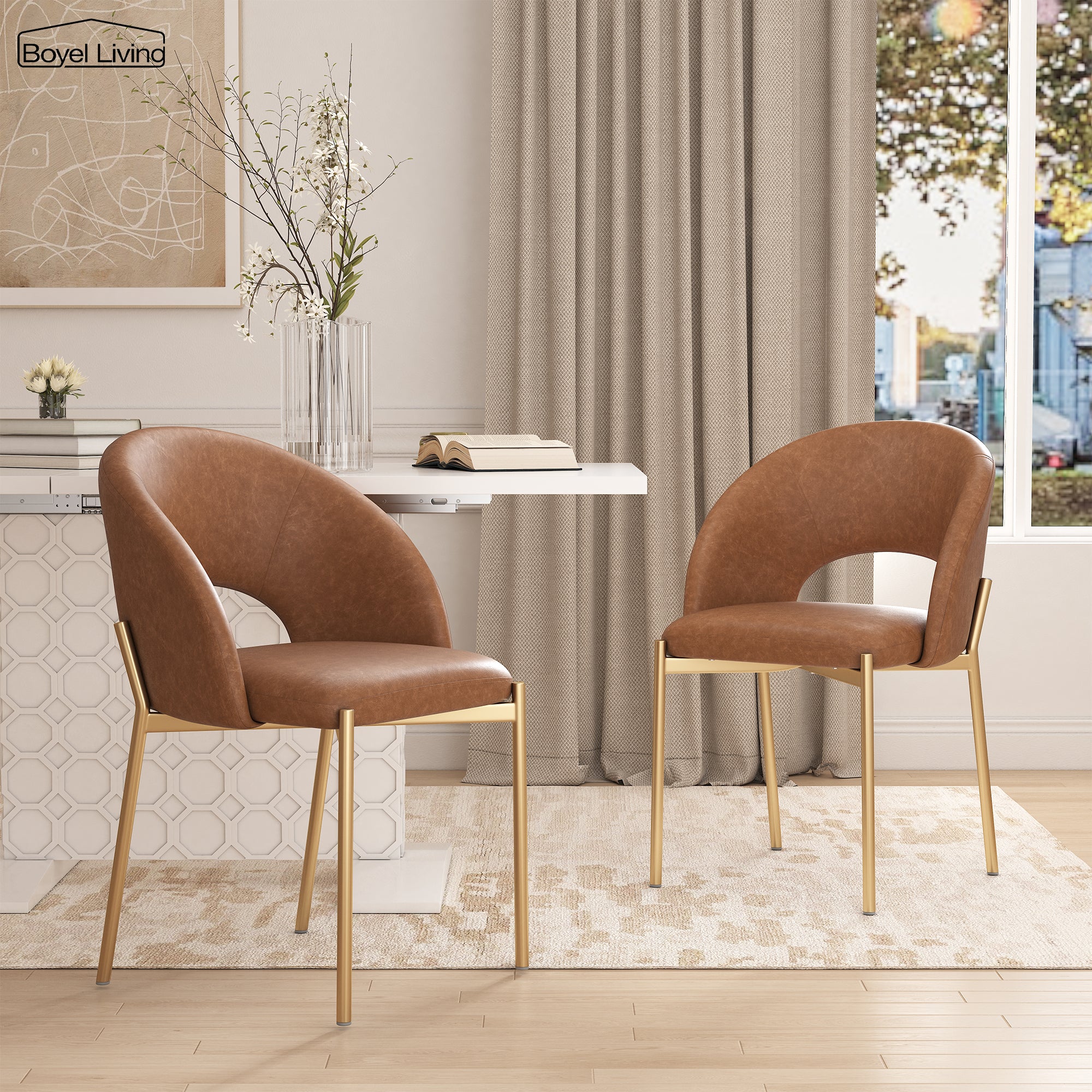 Boyel Living BLDC2433BR Dining-Chairs - View #3