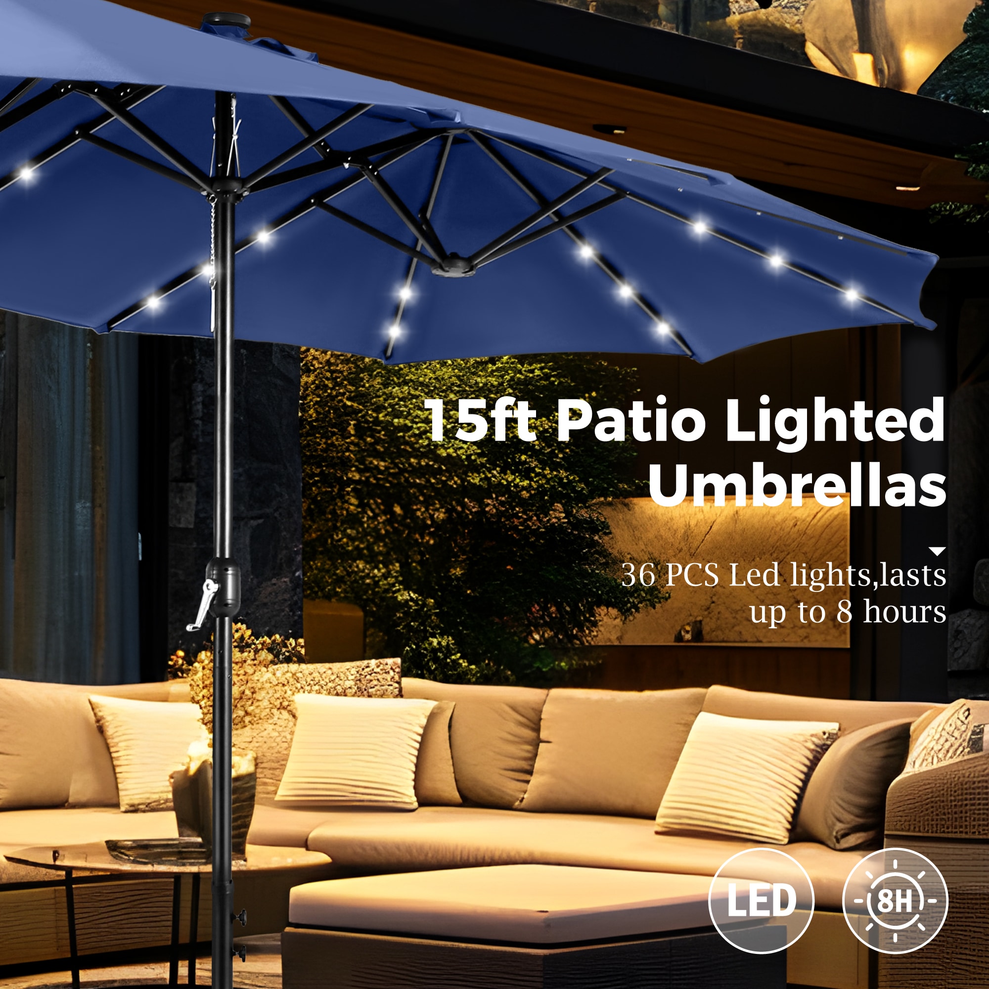 Sunshine Valley E02GM018-BL Umbrellas-2 - View #4
