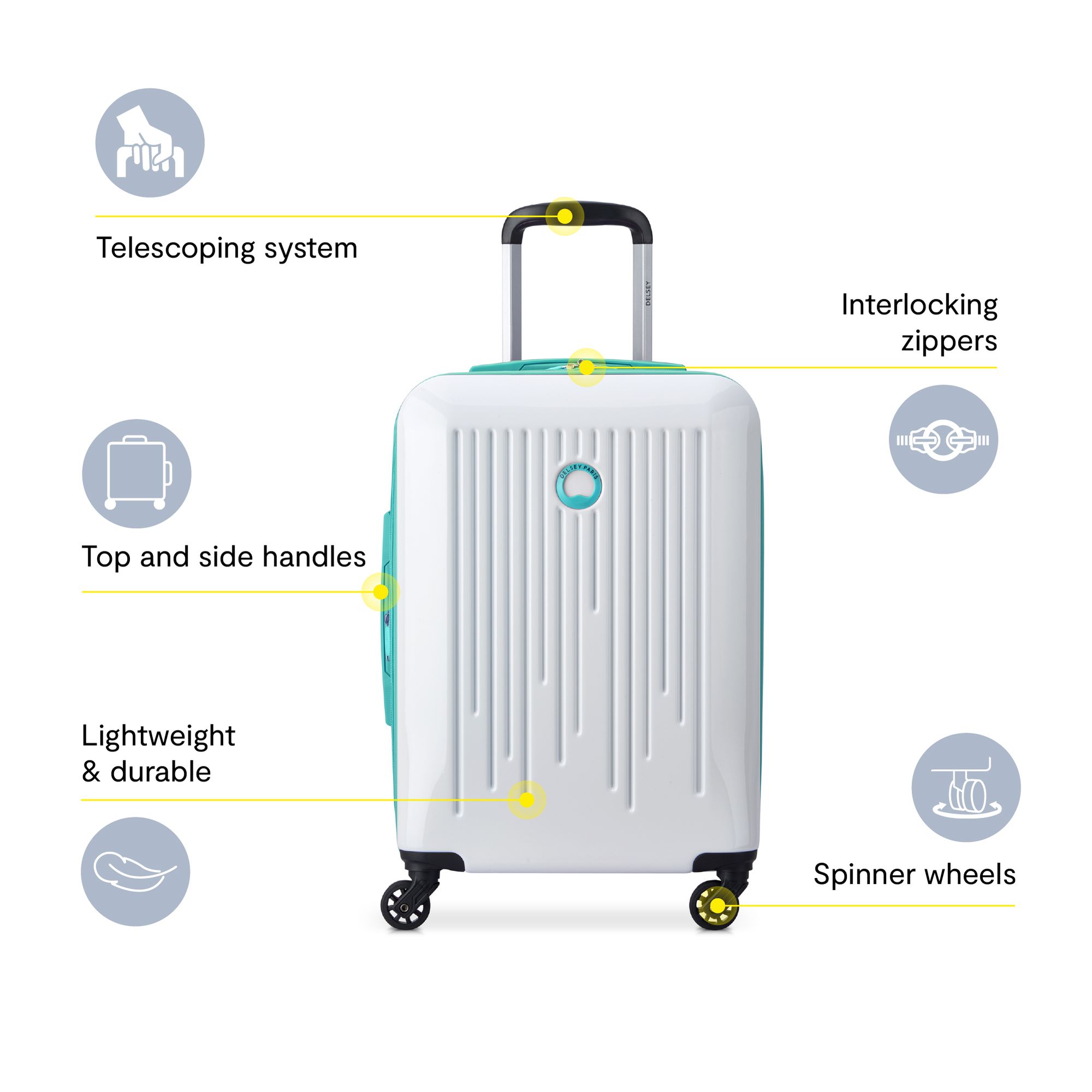 DELSEY Paris DE-40389498797 Luggage-And-Luggage-Sets - View #2