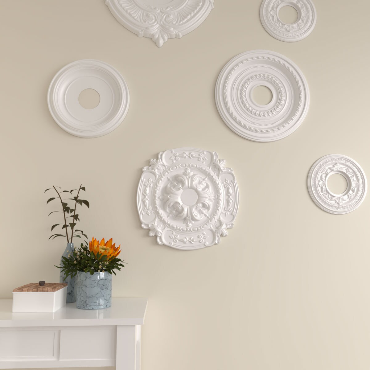 Ekena Millwork CM17SO Ceiling-Medallions - View #7