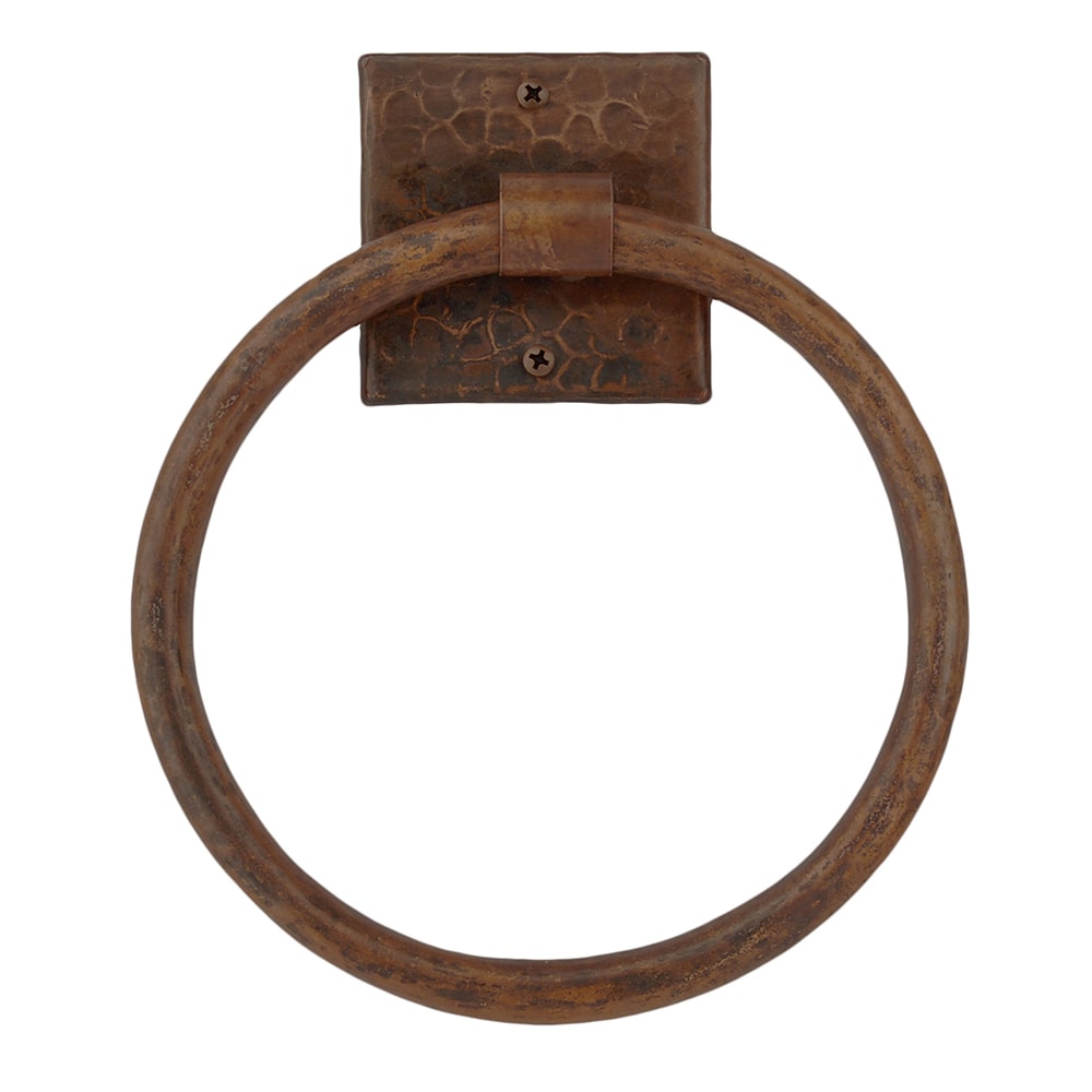 PREMIER COPPER PRODUCTS TR10DB Copper Bathroom Accessories Oil Rubbed Bronze Wall mount Single Towel Ring