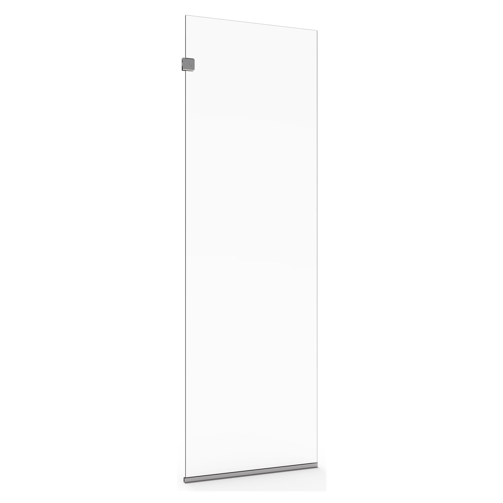 Silver Shine 48-in x 76-in Frameless Fixed Shower Door | - American Standard AM00824400.213