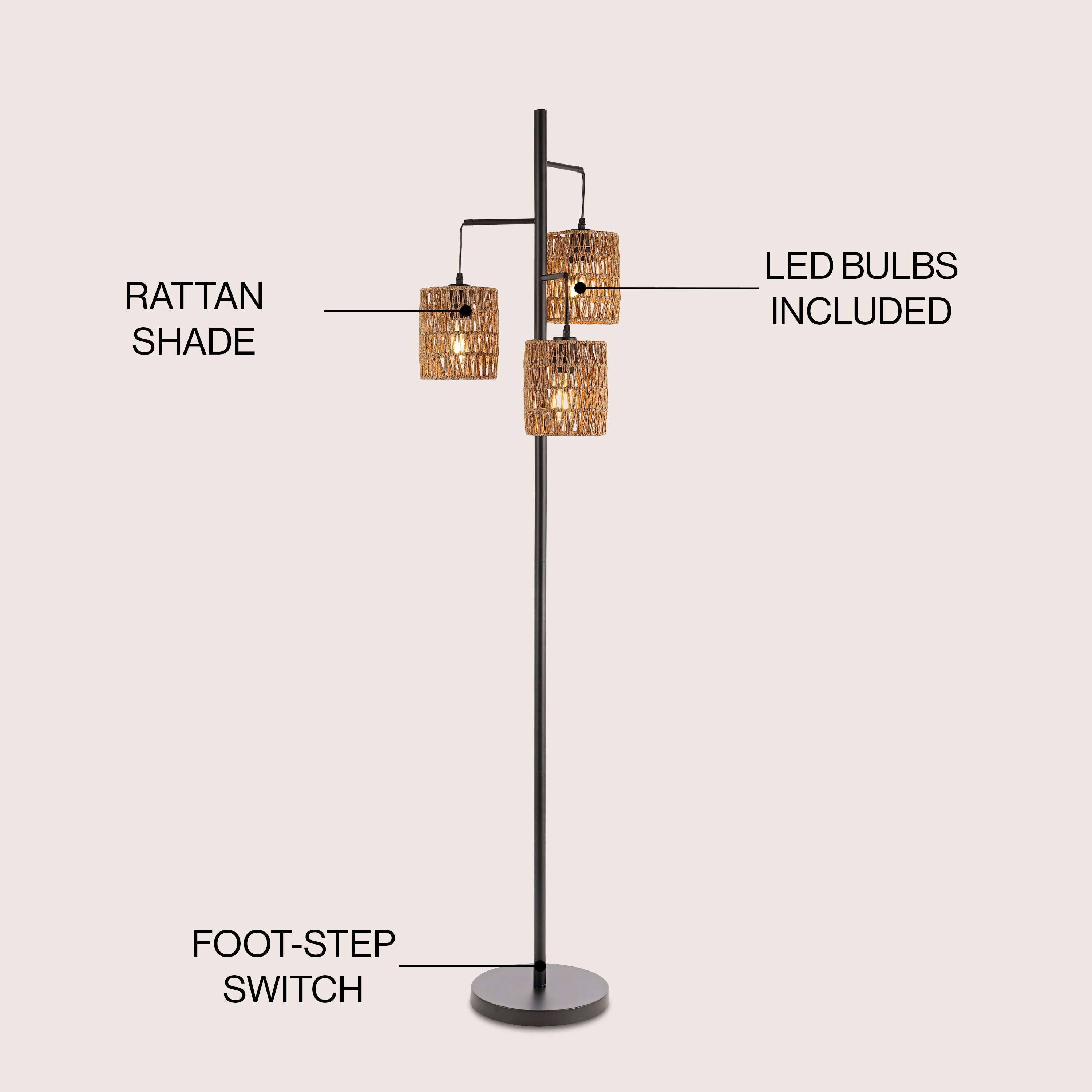 JONATHAN  Y JYL1150A floorlamps - View #3