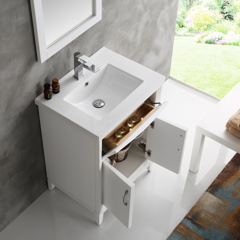 Fresca FVN2124WH Bath-Vanity-Combo - View #4