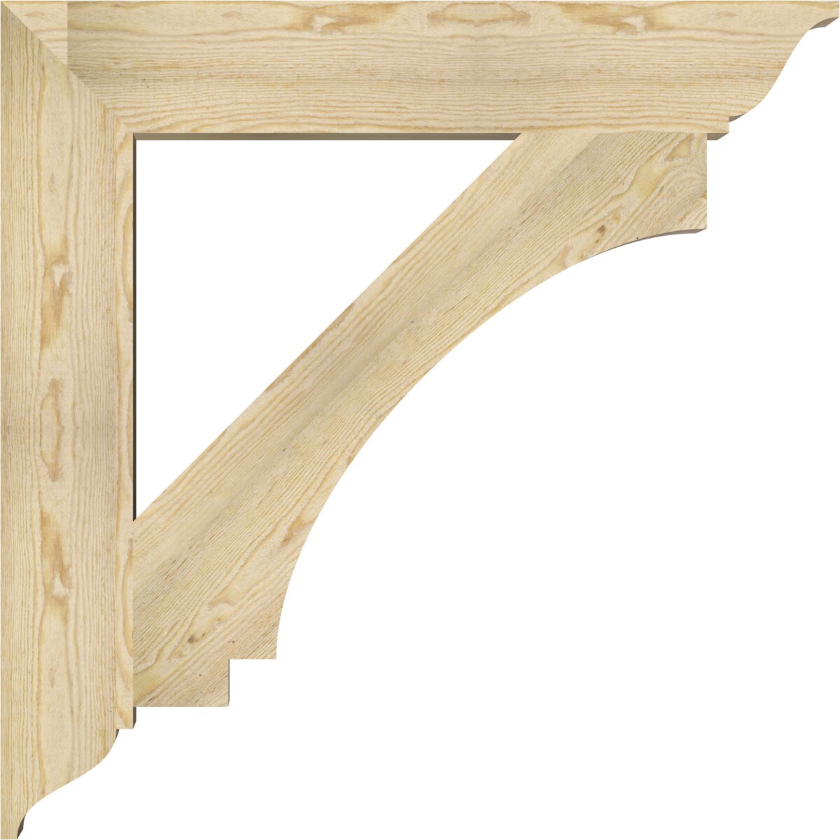 Ekena Millwork BKT06X38X38IMP01RDF Exterior-Brackets-Braces - View #3