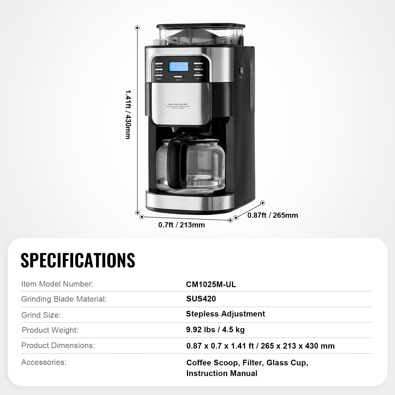VEVOR SCZCKYMCZKFJ06281V1 Coffee-Makers - View #7