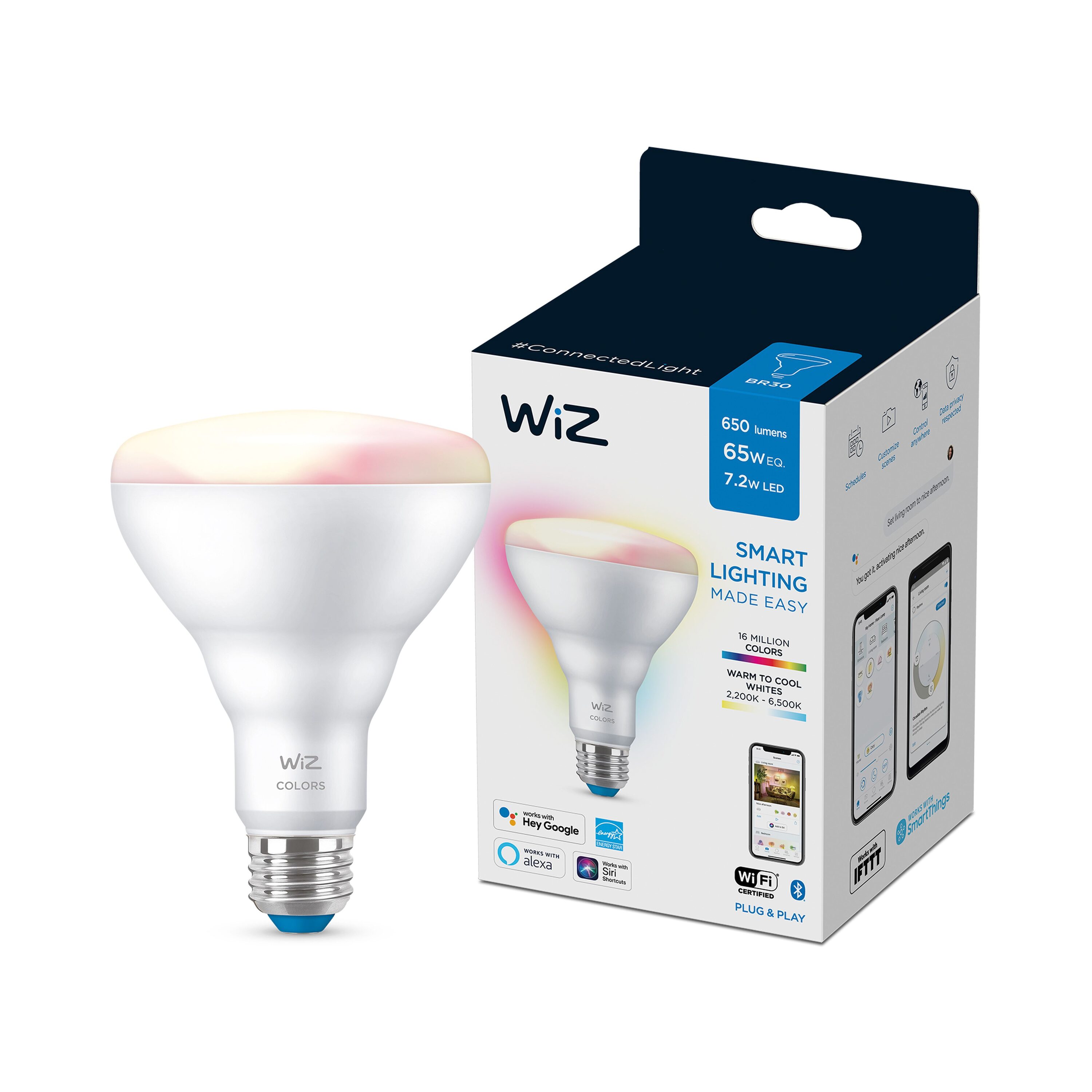 Philips Hue 65-Watt EQ BR30 Color-changing E26 Dimmable Smart LED