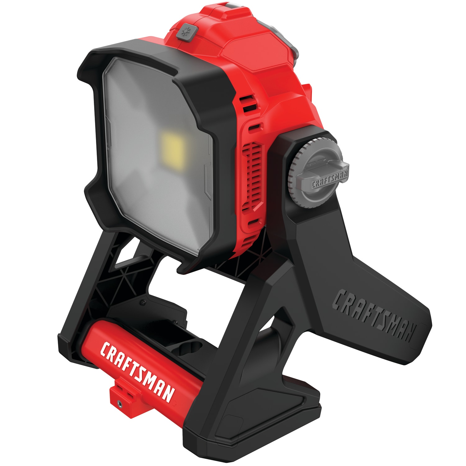 For Craftsman Light, Waxpar 18w 2000lm Led Work Light Spotlight Jobsite  Light Powered By Craftsman V20 Lithium-ion Batteries Cmcb201with 110 Degree  Pi