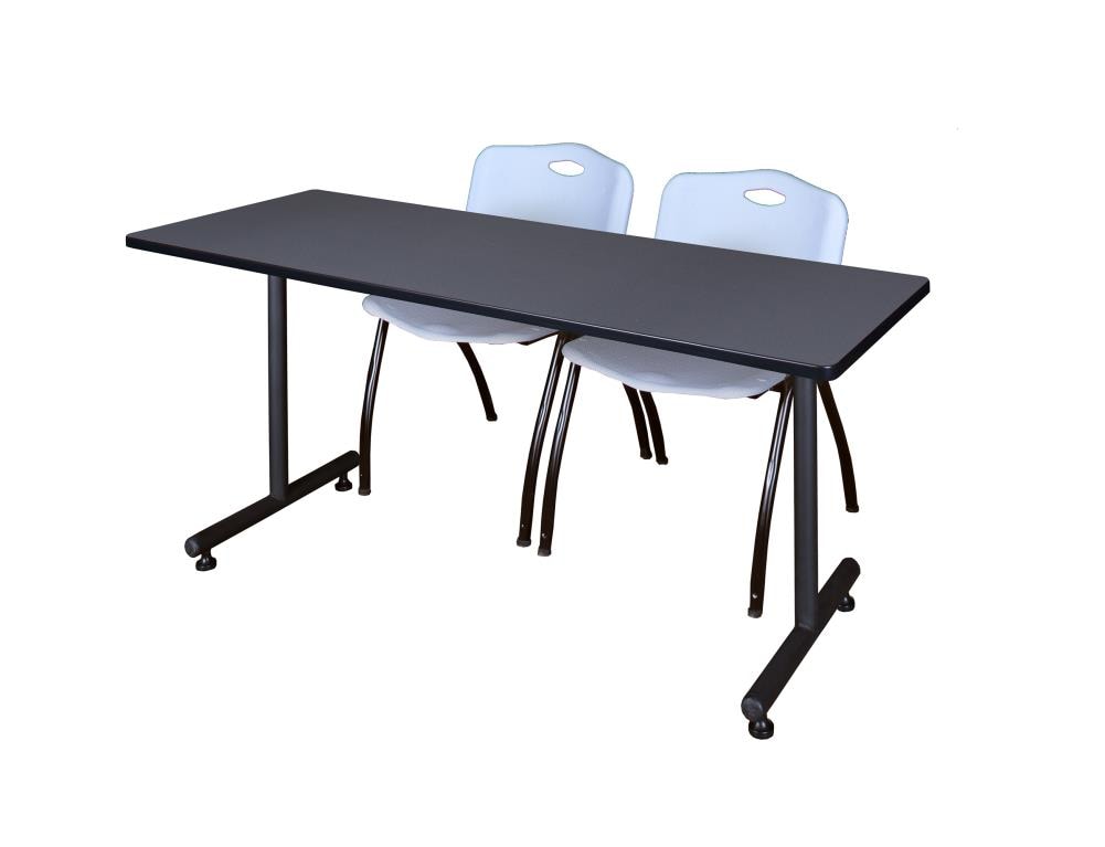 Regency MKTRCT6030GY47GY Training Gray 4-Person Training Table (60-in W x 29-in H)